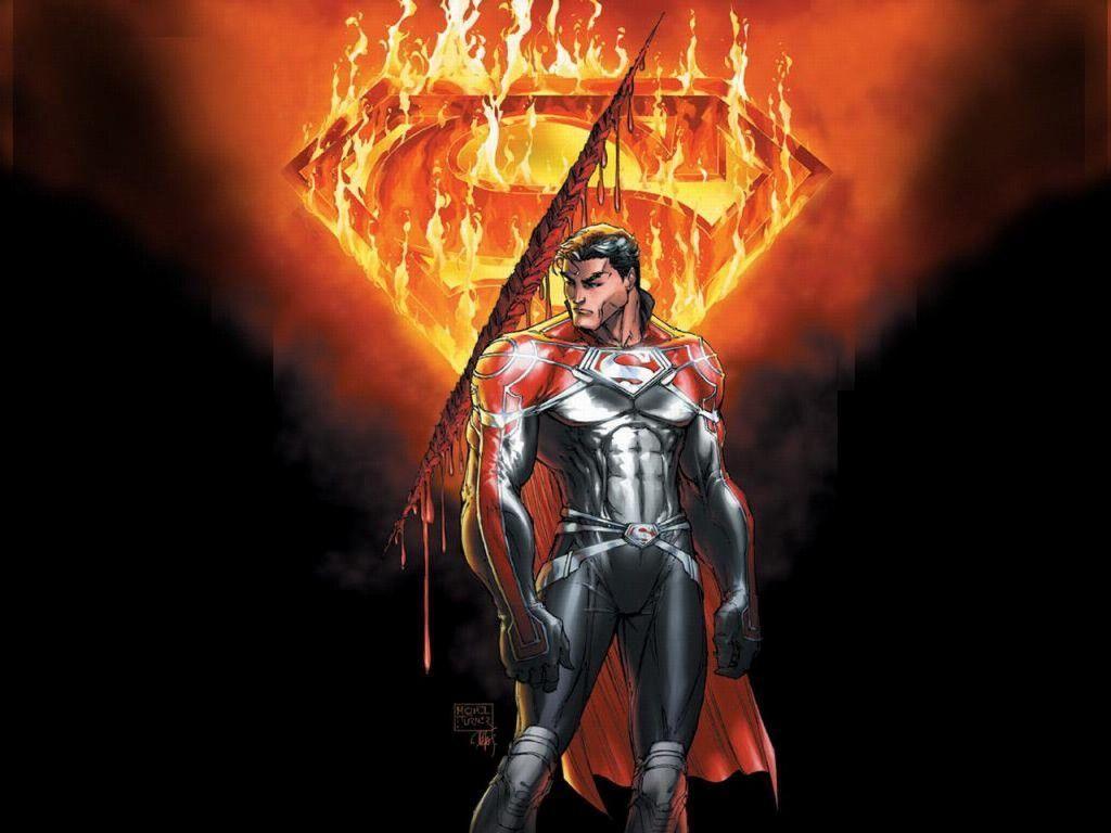 1024x768 Superman Godfall Wallpaper