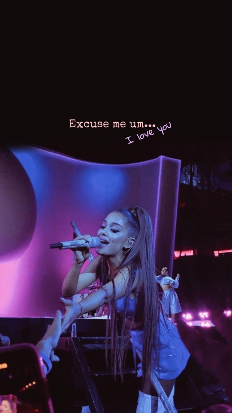 750x1333 Sweetener World Tour Poster Ariana Grande Wallpaper