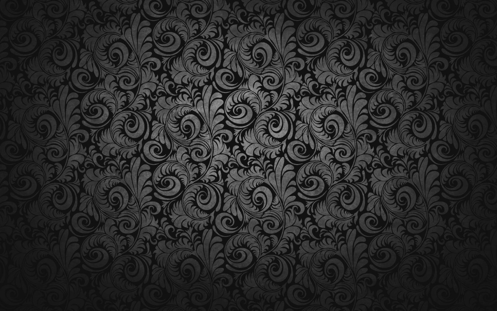 1680x1050 Black Dark Floral Wallpaper for Desktop Background and Walls Wallpaper. Wallpaper Download. High Resolution Wallpaper