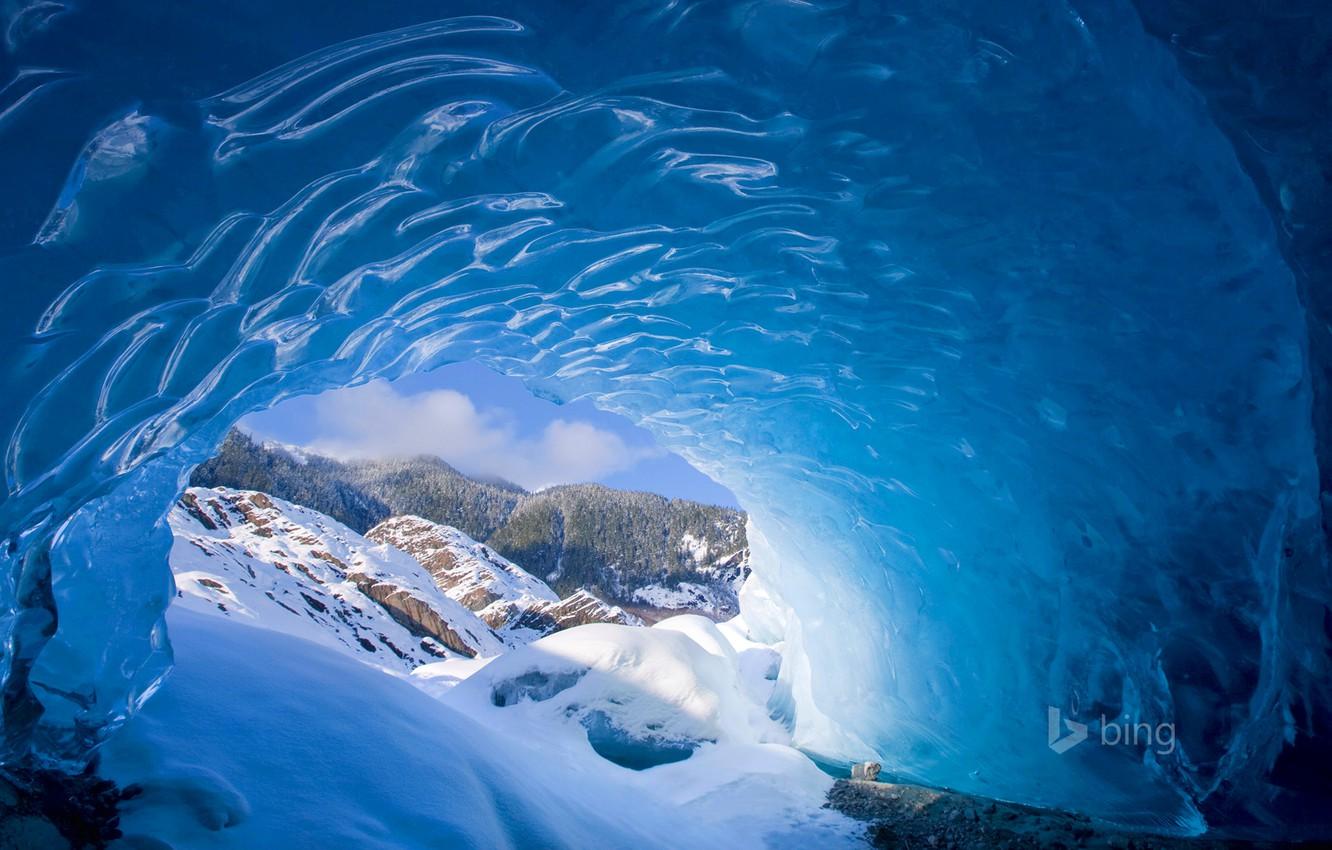 1332x850 Wallpaper winter, snow, mountains, glacier, Alaska, USA, Juneau, Mendenhall image for desktop, section природа