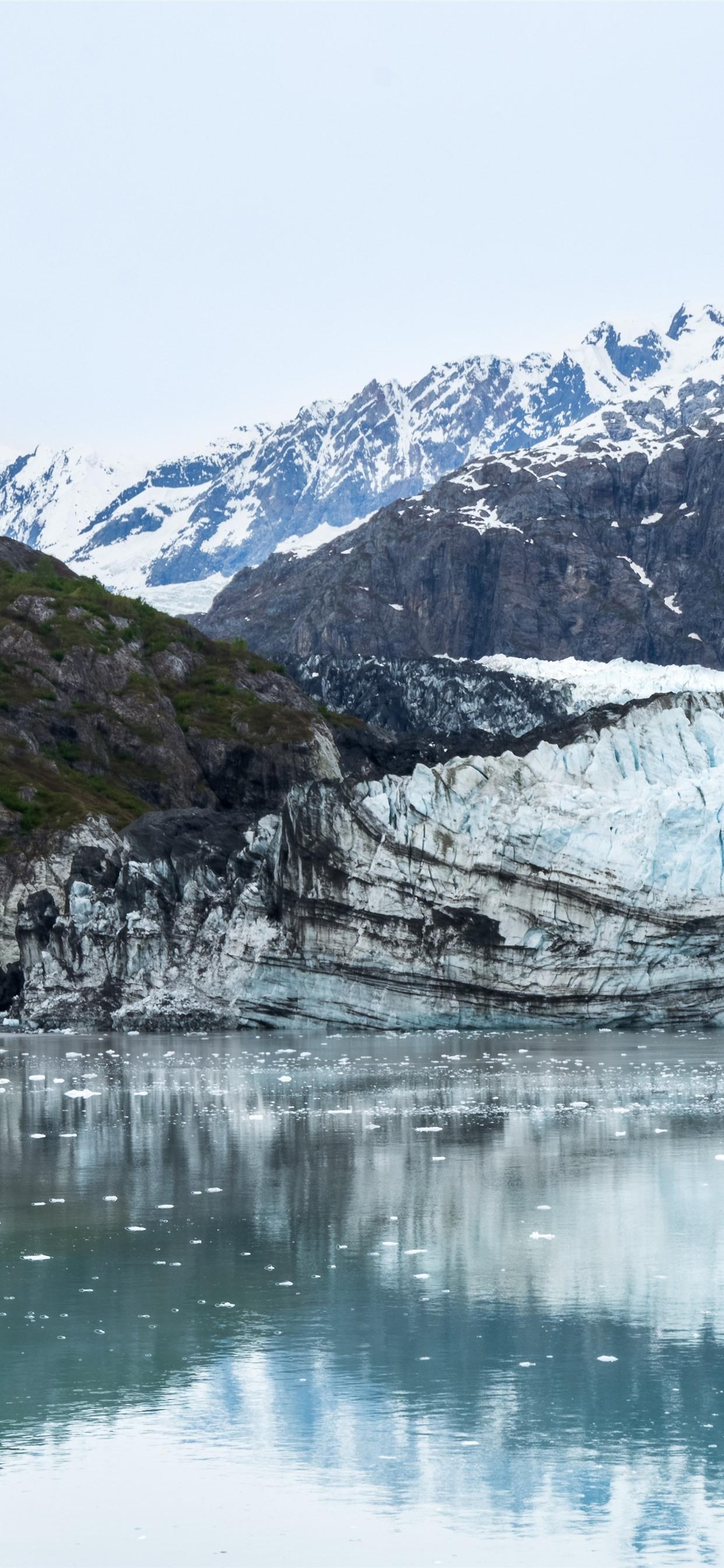 1242x2688 iPhone Wallpaper Alaska, Glacier, Mountains, Lake, Wallpaper iPhone