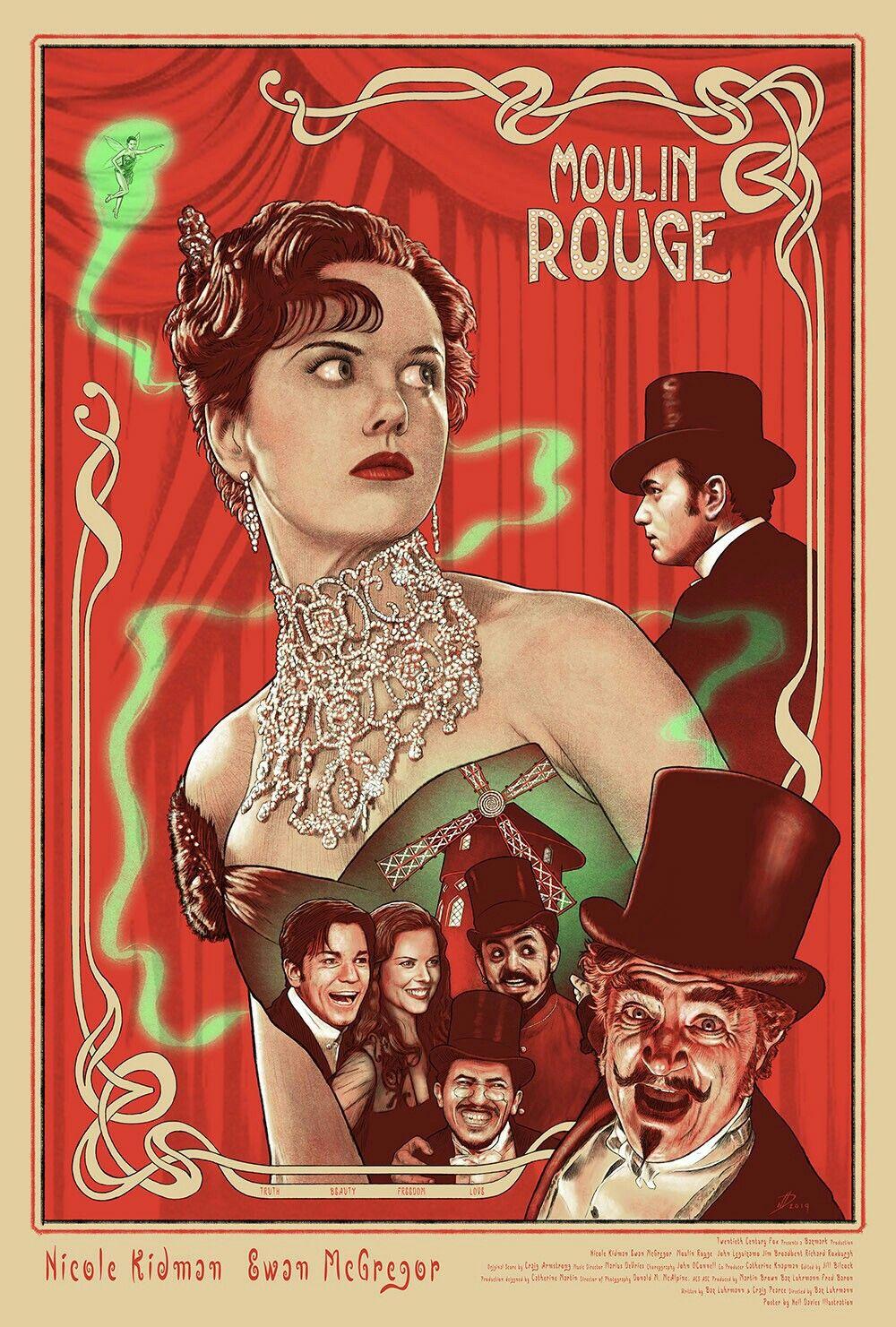 1000x1481 MOULIN ROUGE. Movie posters vintage, Moulin rouge movie, Alternative movie posters