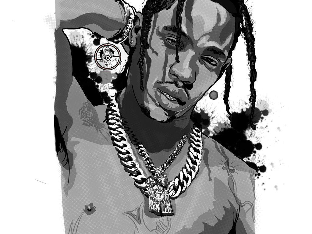 Travis Scott Cartoon Wallpapers - Top Free Travis Scott Cartoon ...