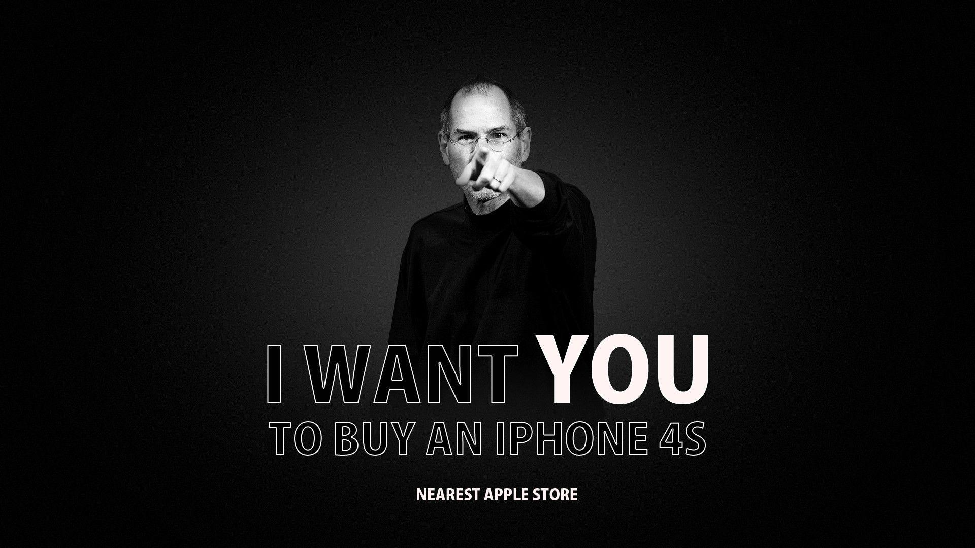 1920x1080 iPhone Wallpaper Lockscreen Steve Jobs Quotes