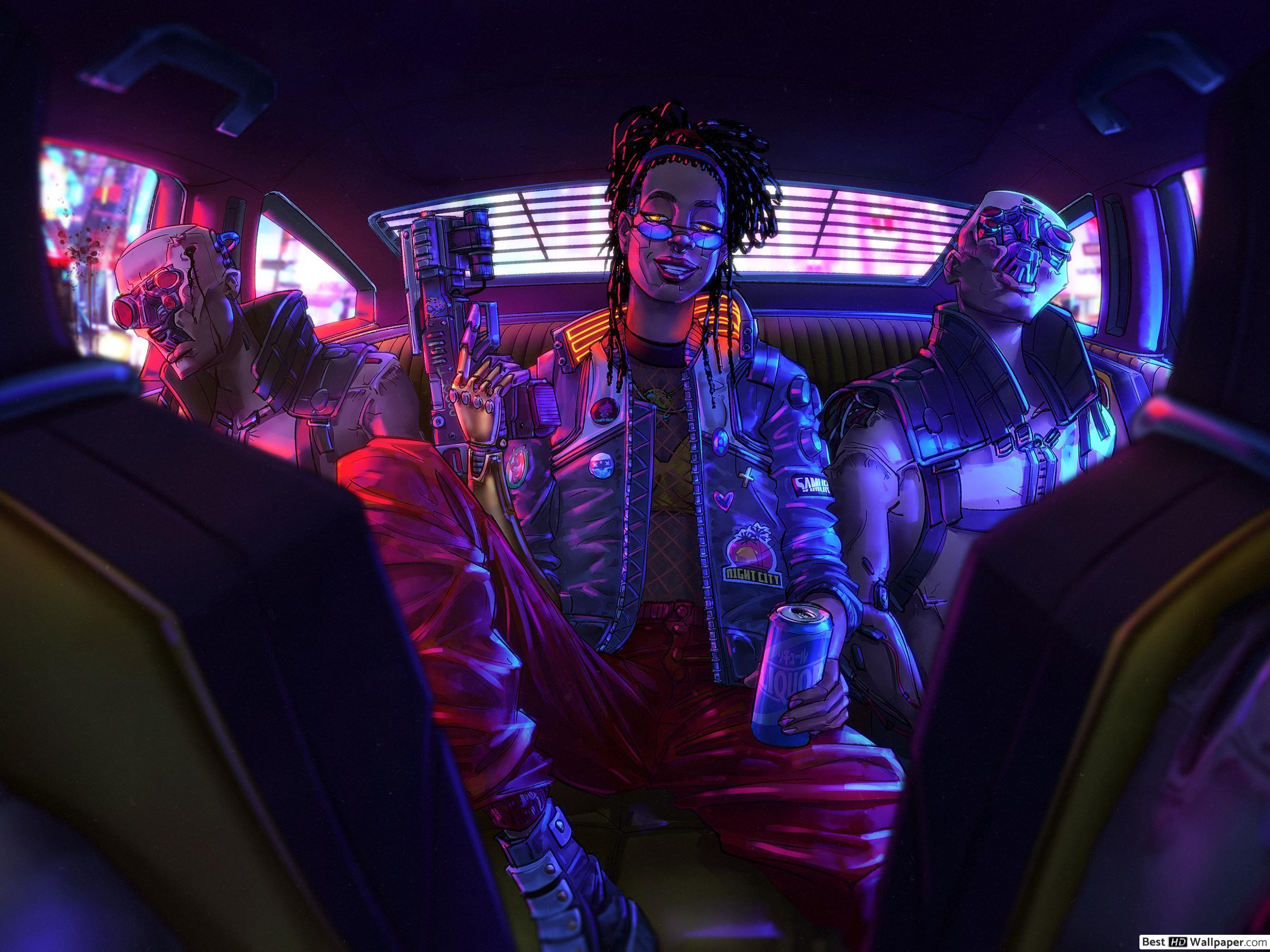 2800x2100 Cyberpunk 2077' Video Game (Chill Out) HD wallpaper download