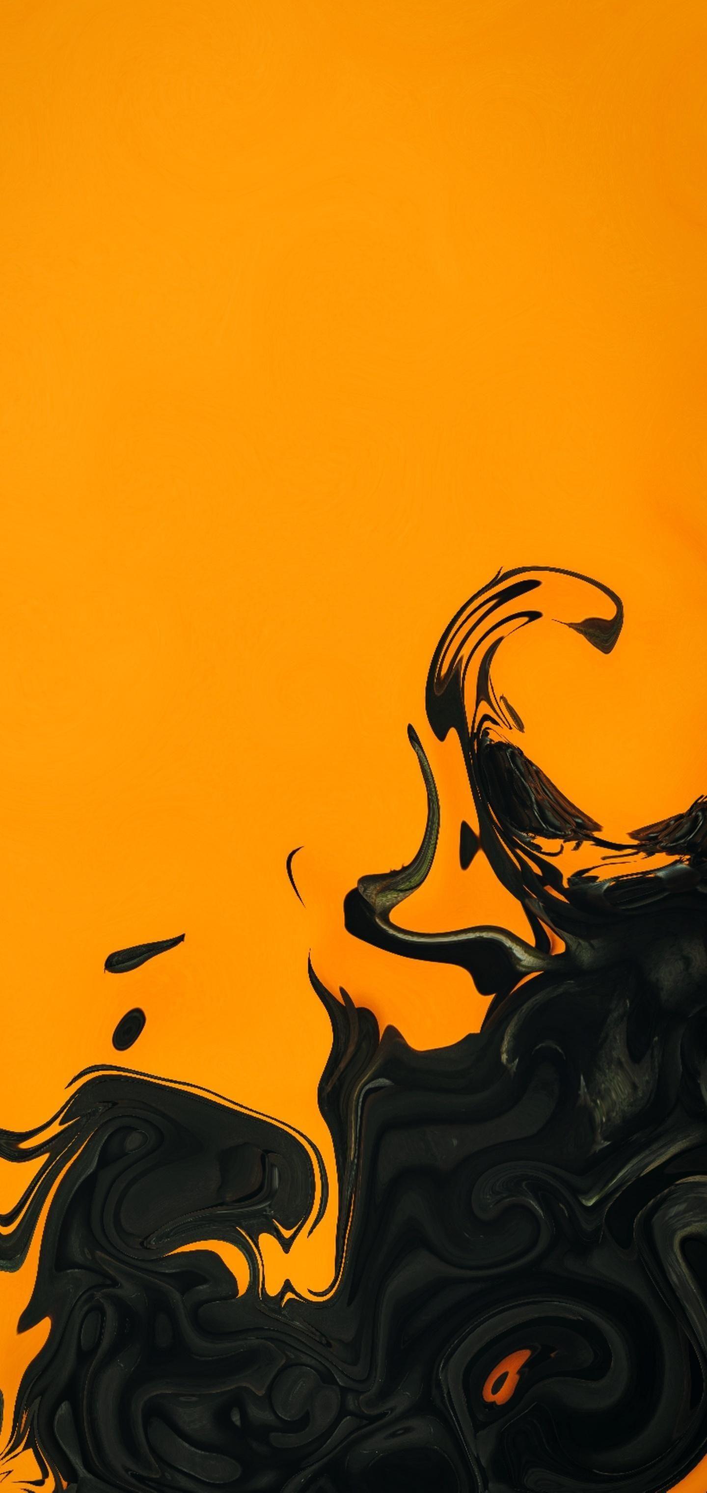 1440x3040 Black And Orange Wallpaper (best Black And Orange Wallpaper and image) on WallpaperChat