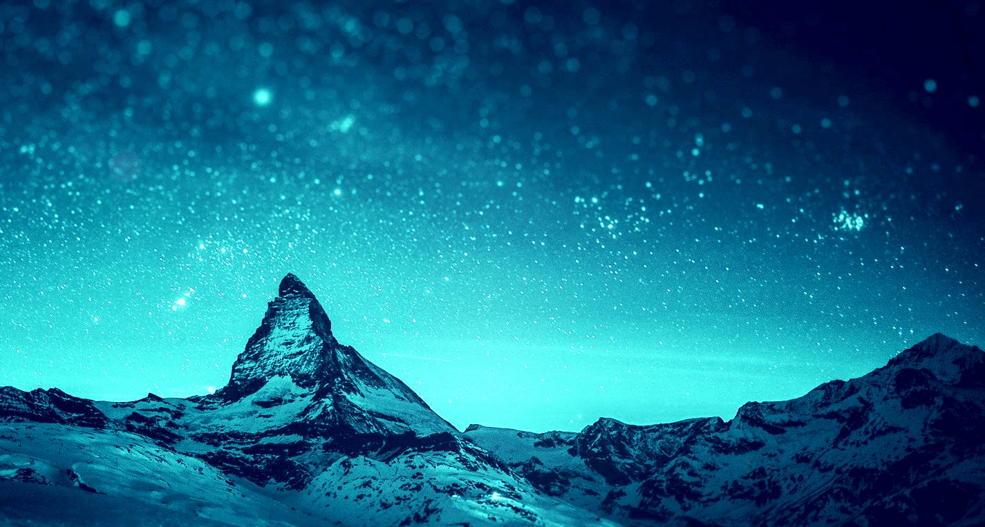 1425x763 Mountain Night Wallpaper