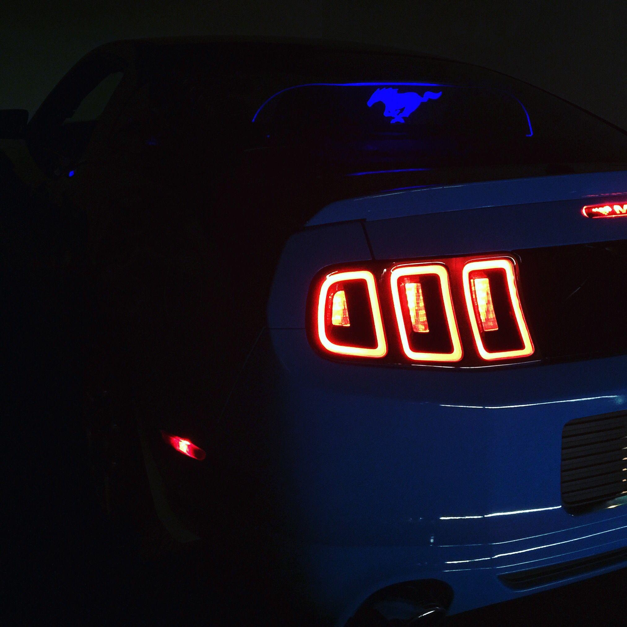 2026x2026 2011 2014 Mustang Coupe Glowplate. Running Pony Lighted In Blue! This Is A Must Have For Your New Mustang! #. New Mustang, Mustang Iphone Wallpaper, Mustang Coupe