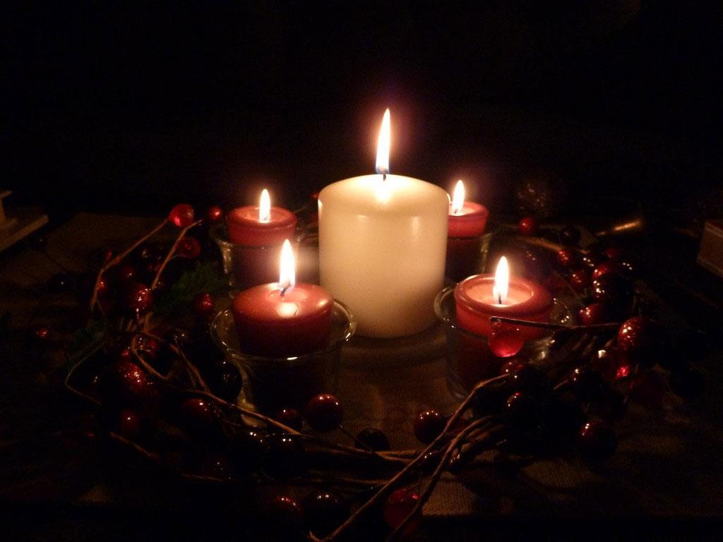 1024x768 Advent Wreath Meditations Year A, Christmas Eve Candles Christmas Day