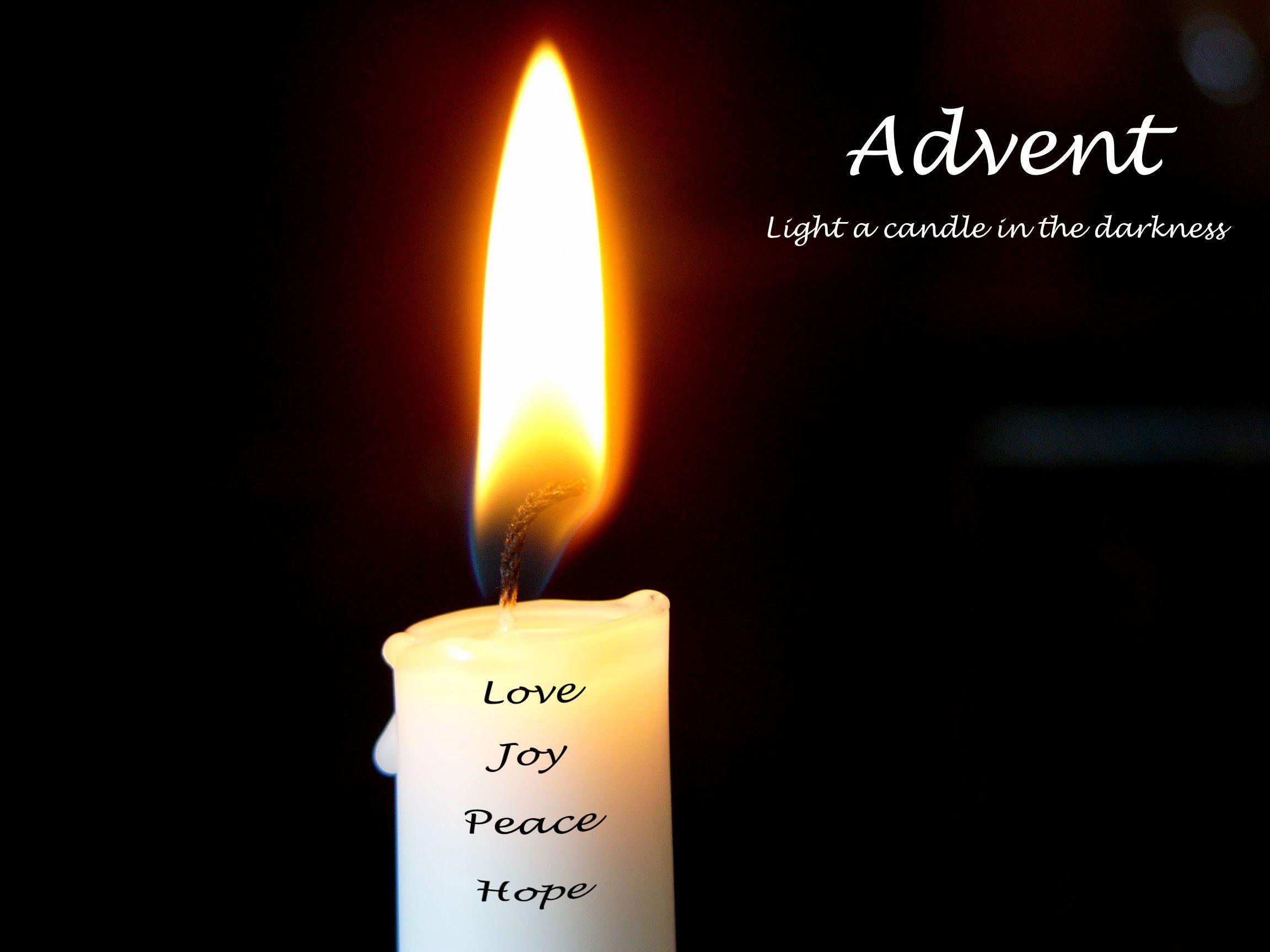 2304x1728 The Light Of HOPE. Advent candles, Candle background, Advent wallpaper