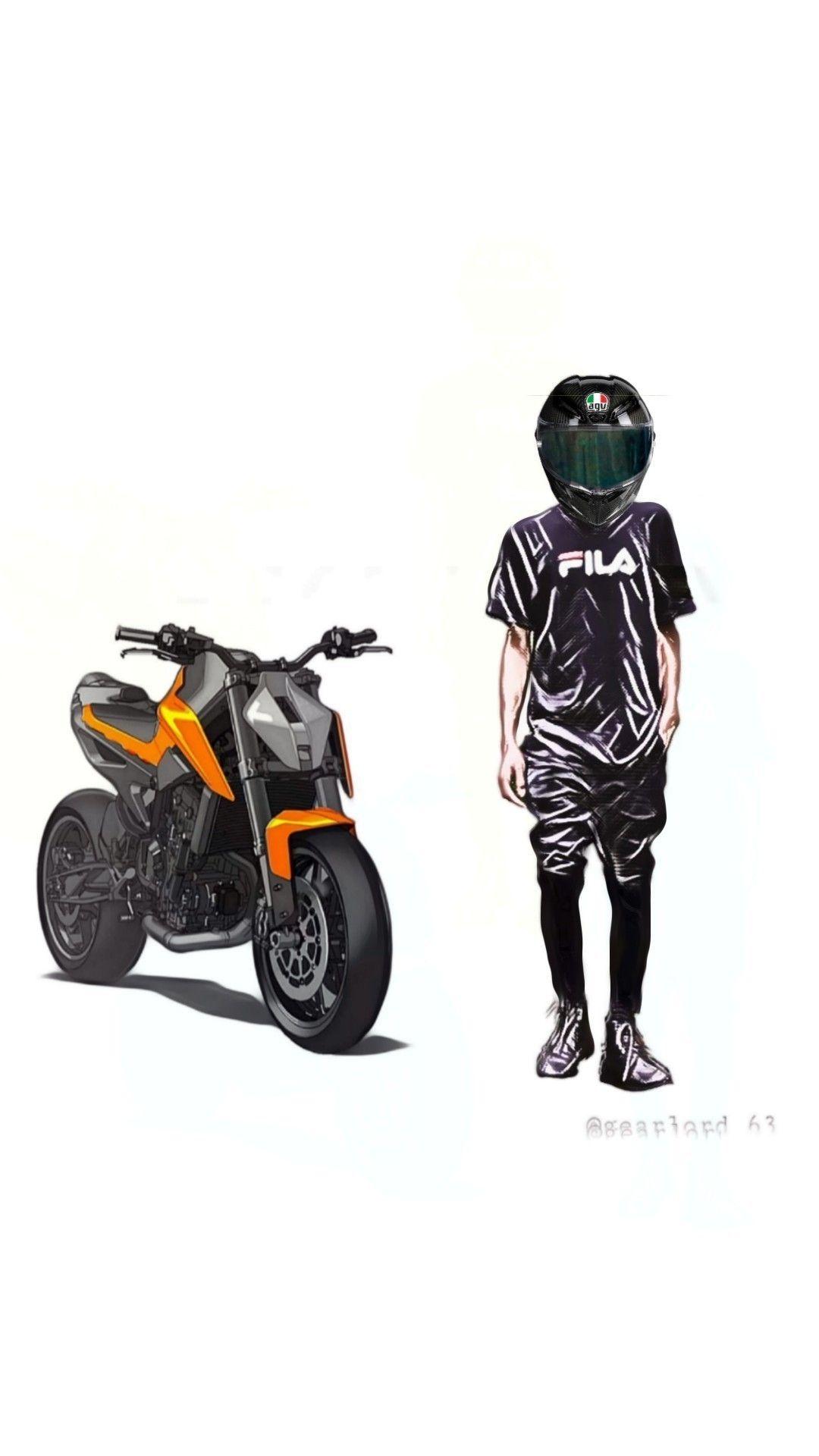 1080x1920 Ktm 790. Bike drawing, Bike sketch, Biker photography