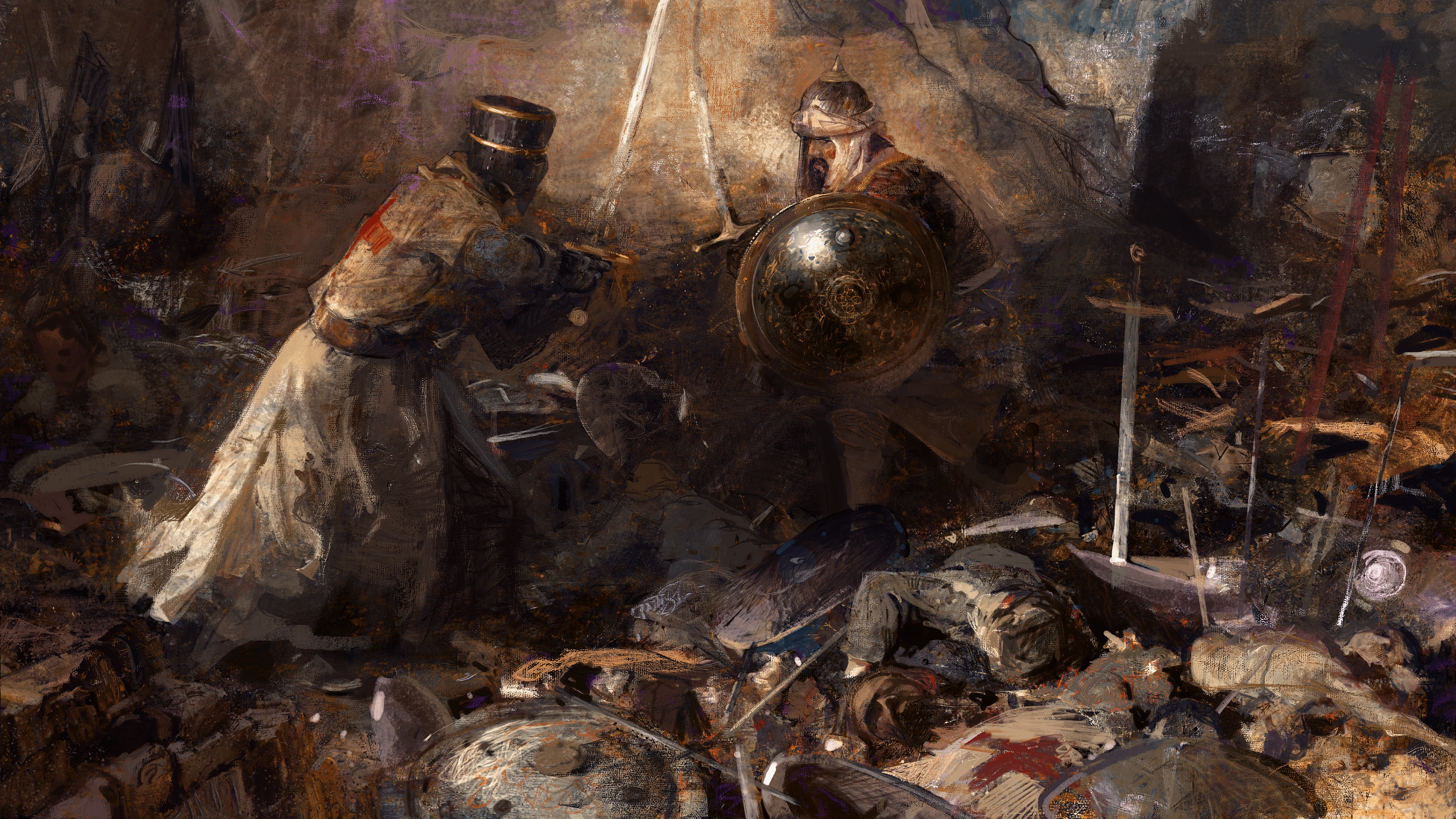 3840x2160 CK3 4k loading screen wallpaper: CrusaderKings