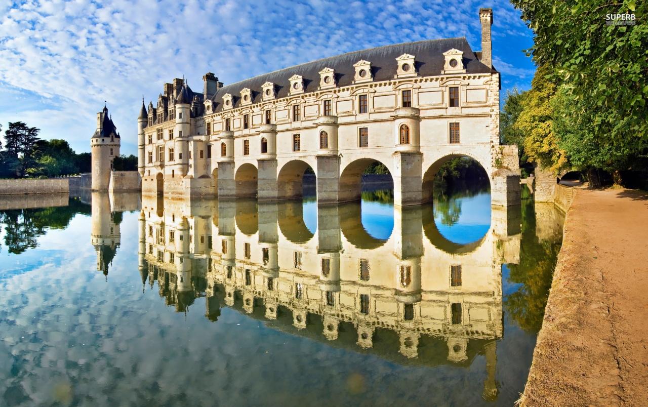 1280x804 Chateau De Chenonceau France wallpaper. Chateau De Chenonceau France