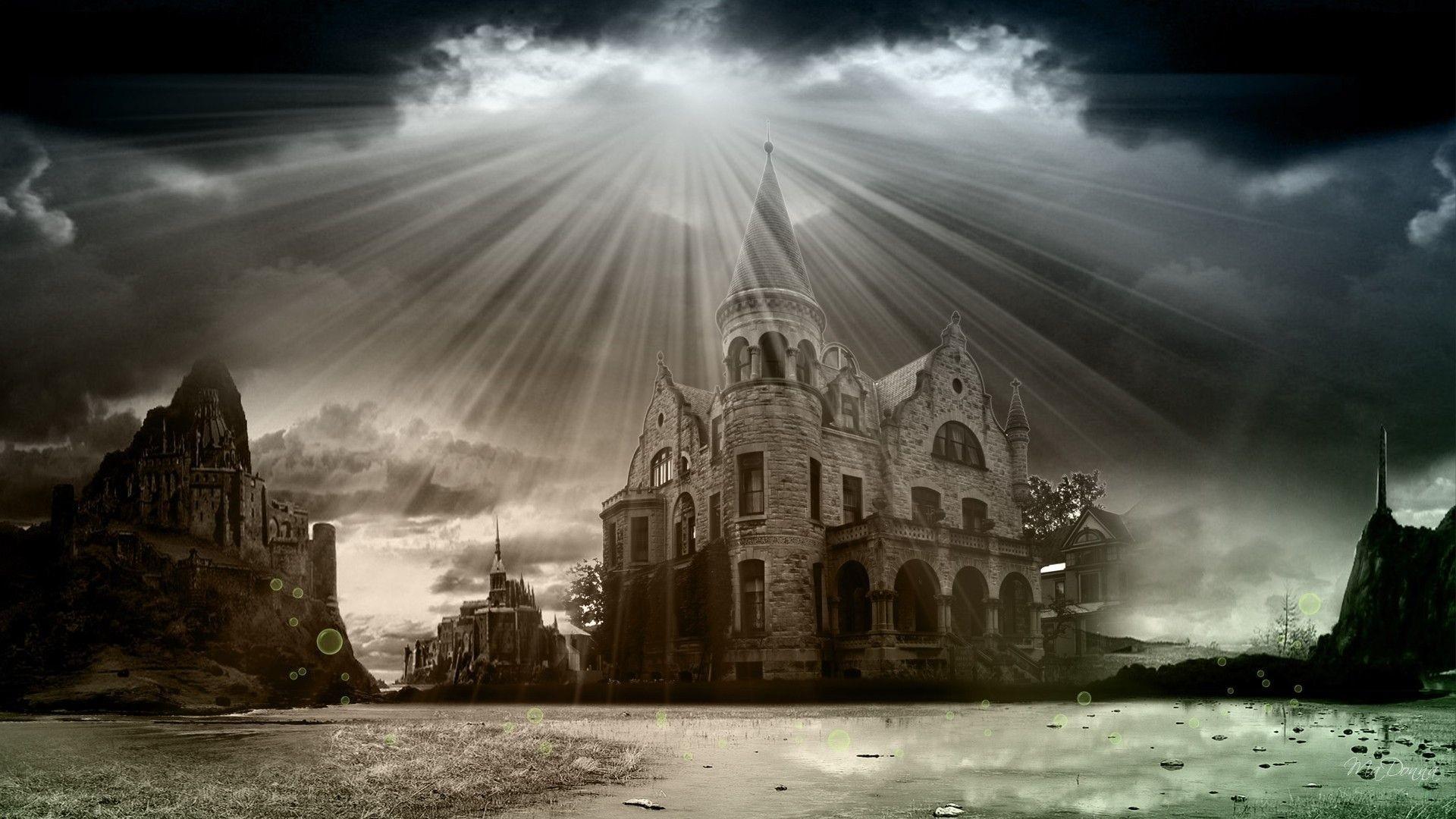 1920x1080 Gothic Castle Wallpaper