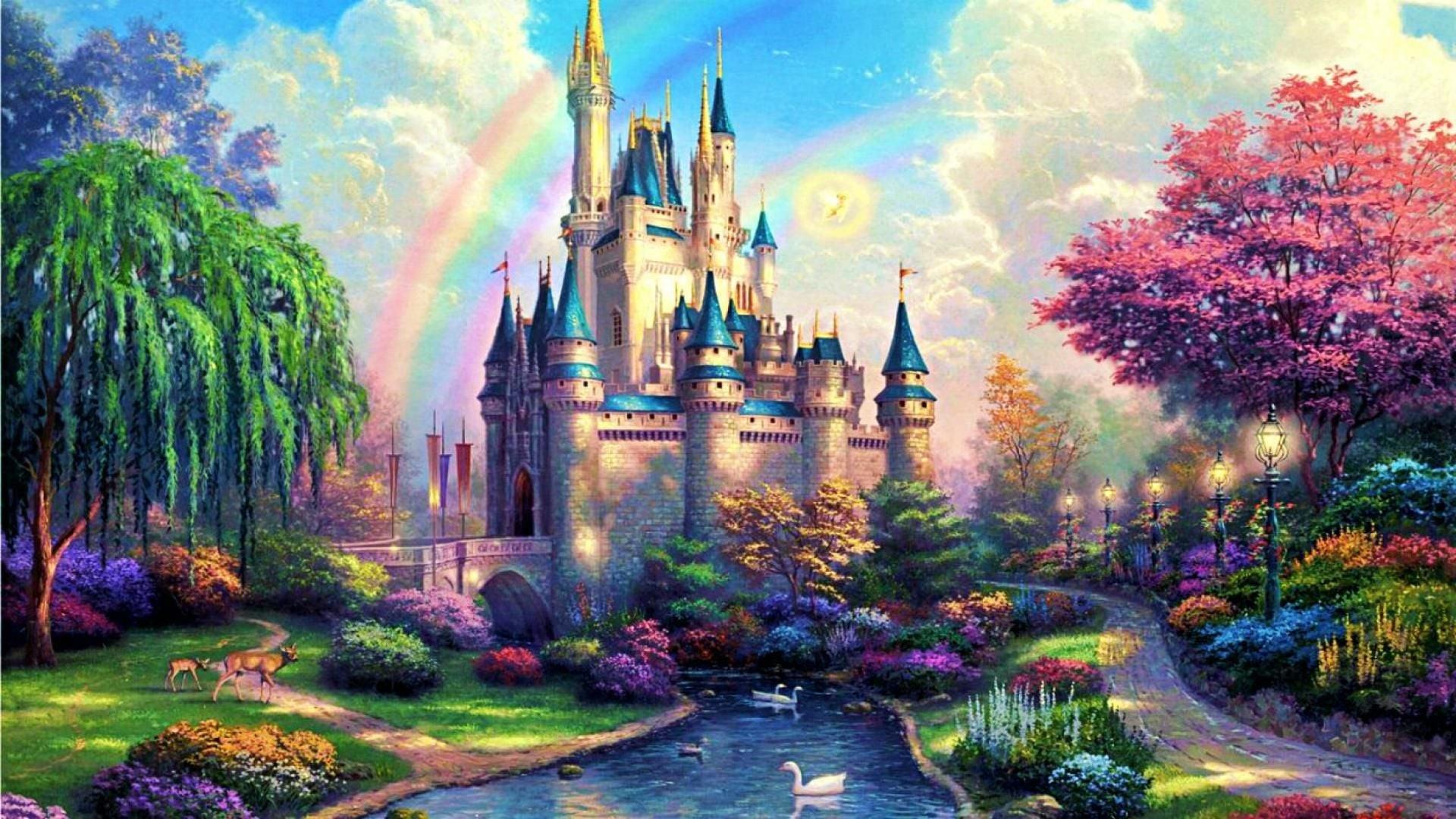 1920x1080 Disney Castle Wallpaper For Computer