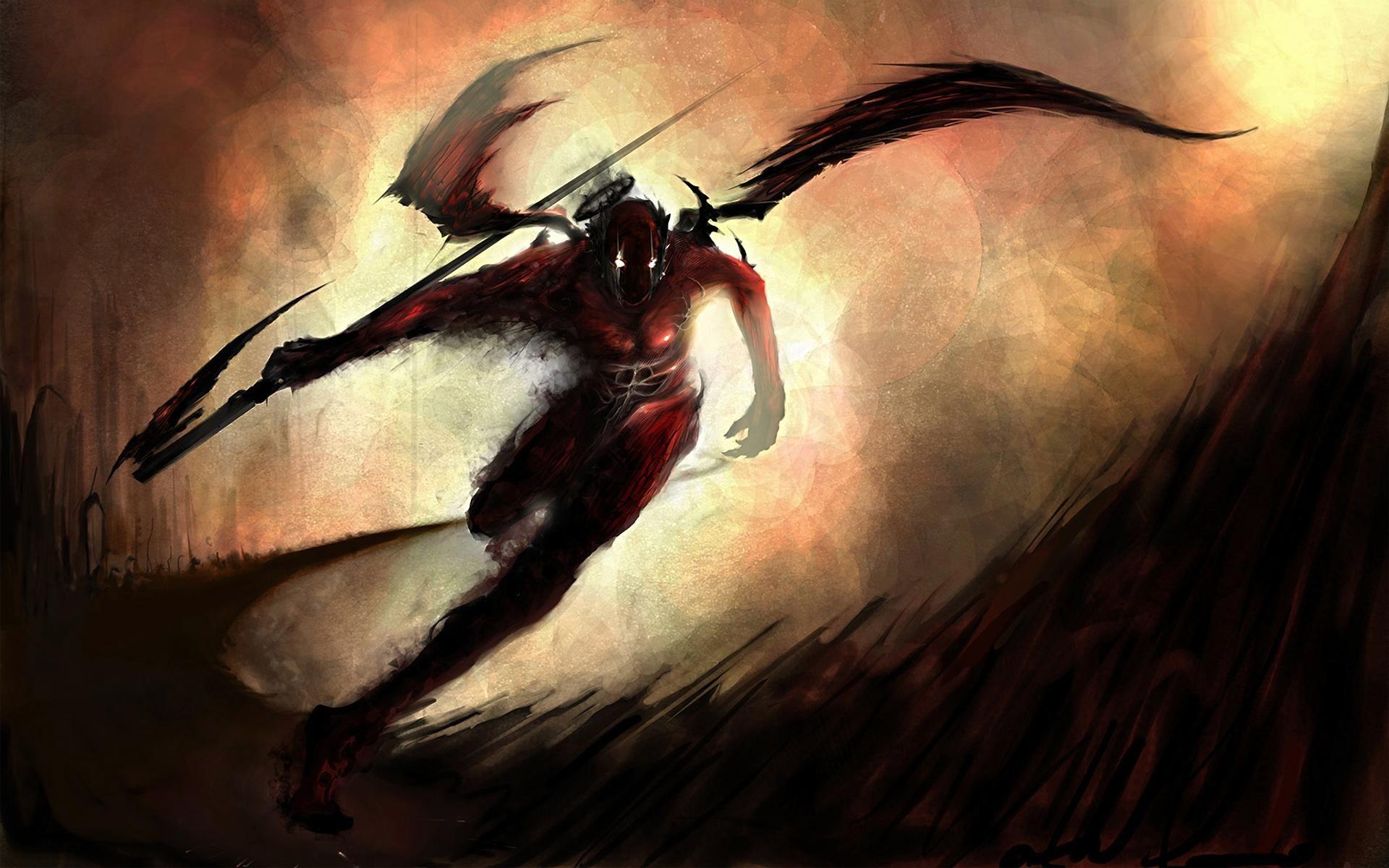 1920x1200 Characters & Creatures. Ángel guerrero, Arte de ángel, Ángeles oscuros