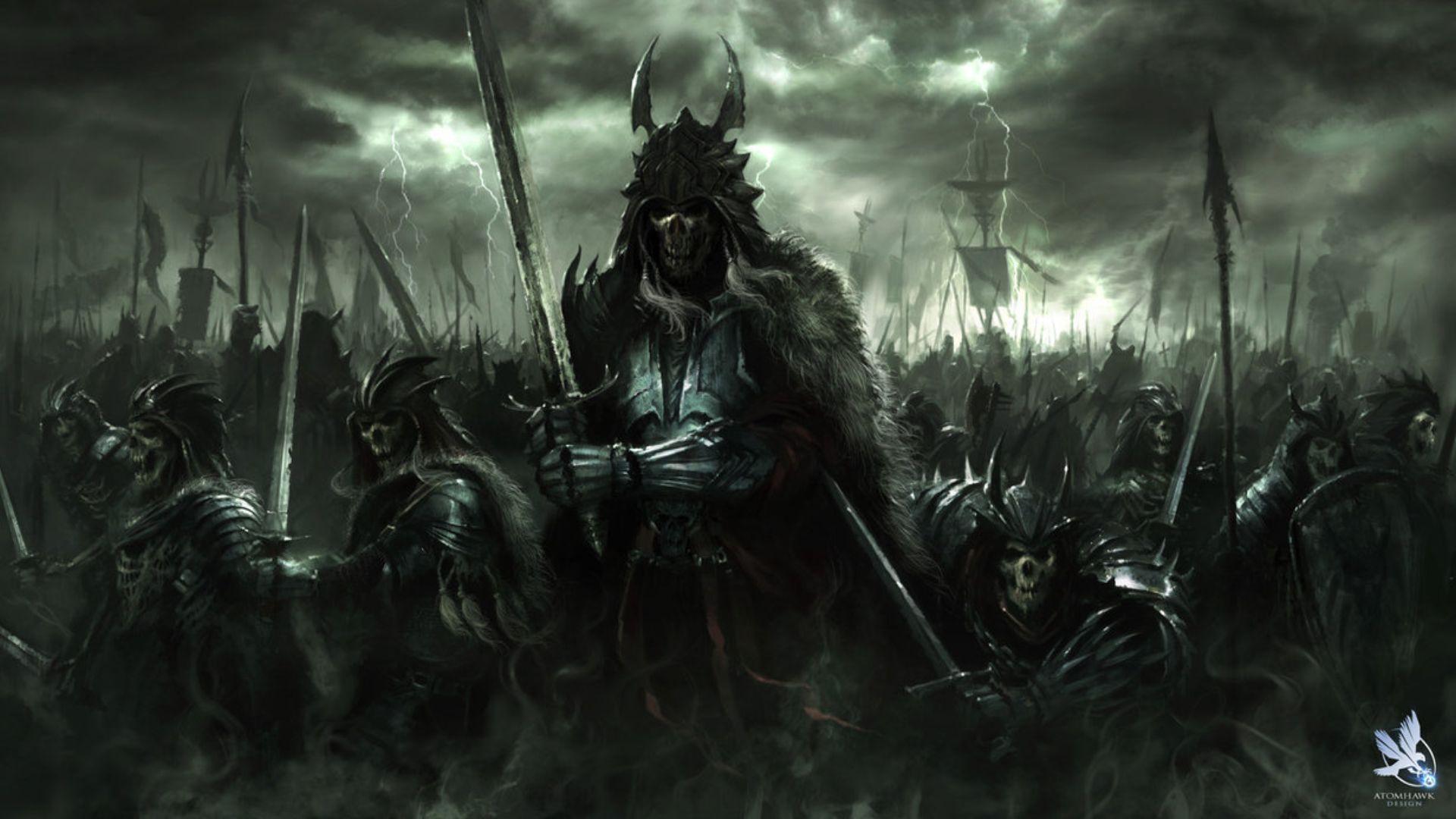 1920x1080 Dark Warrior Wallpaper