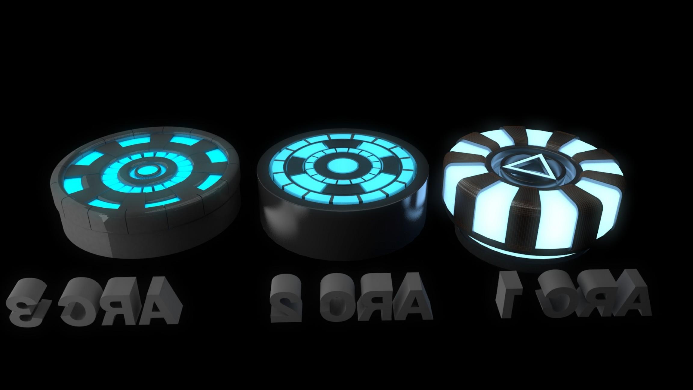2304x1296 Gray Background Vector Man Arc Reactor HD
