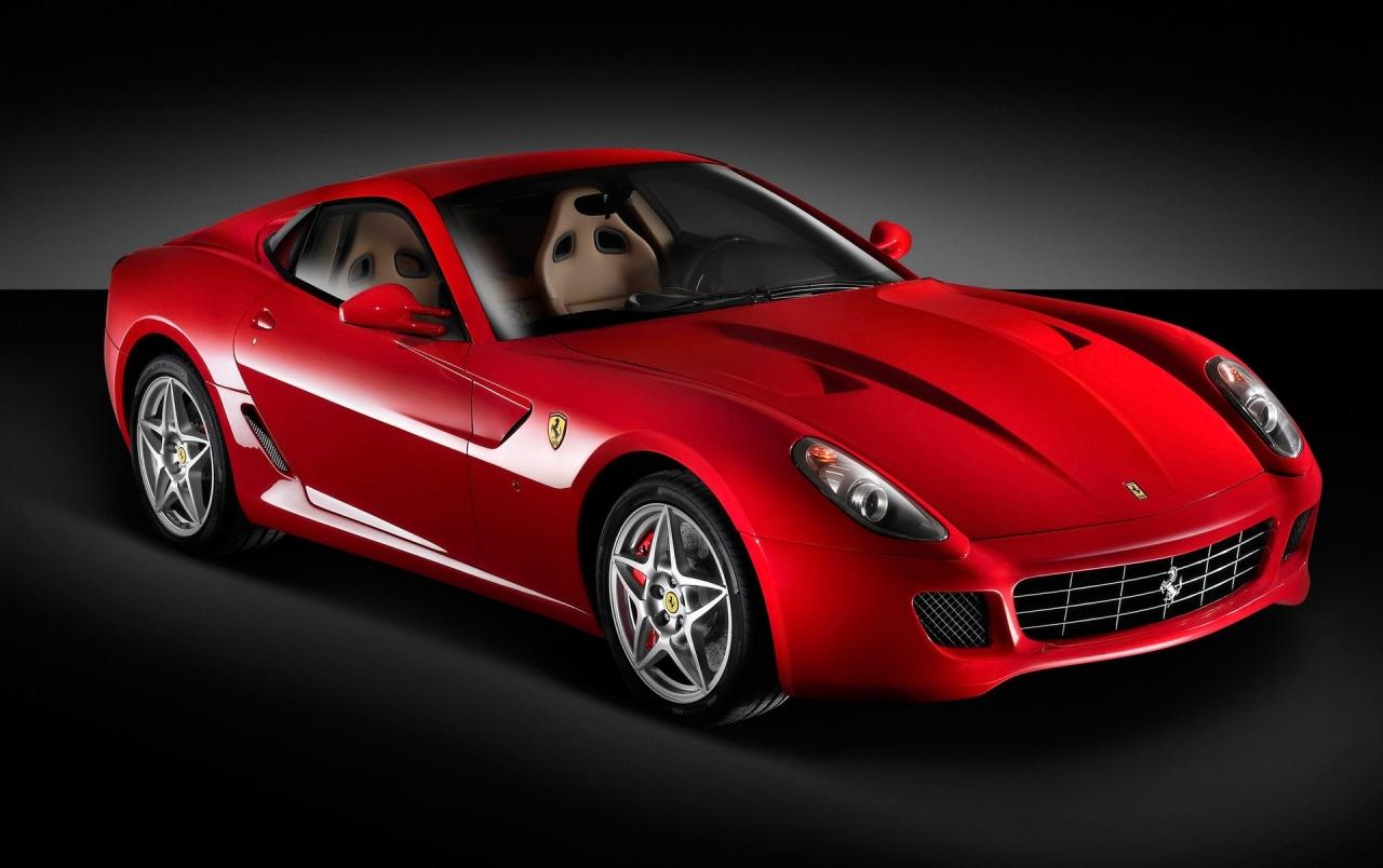 1280x804 Ferrari 599 GTB red wallpaper. Ferrari 599 GTB red