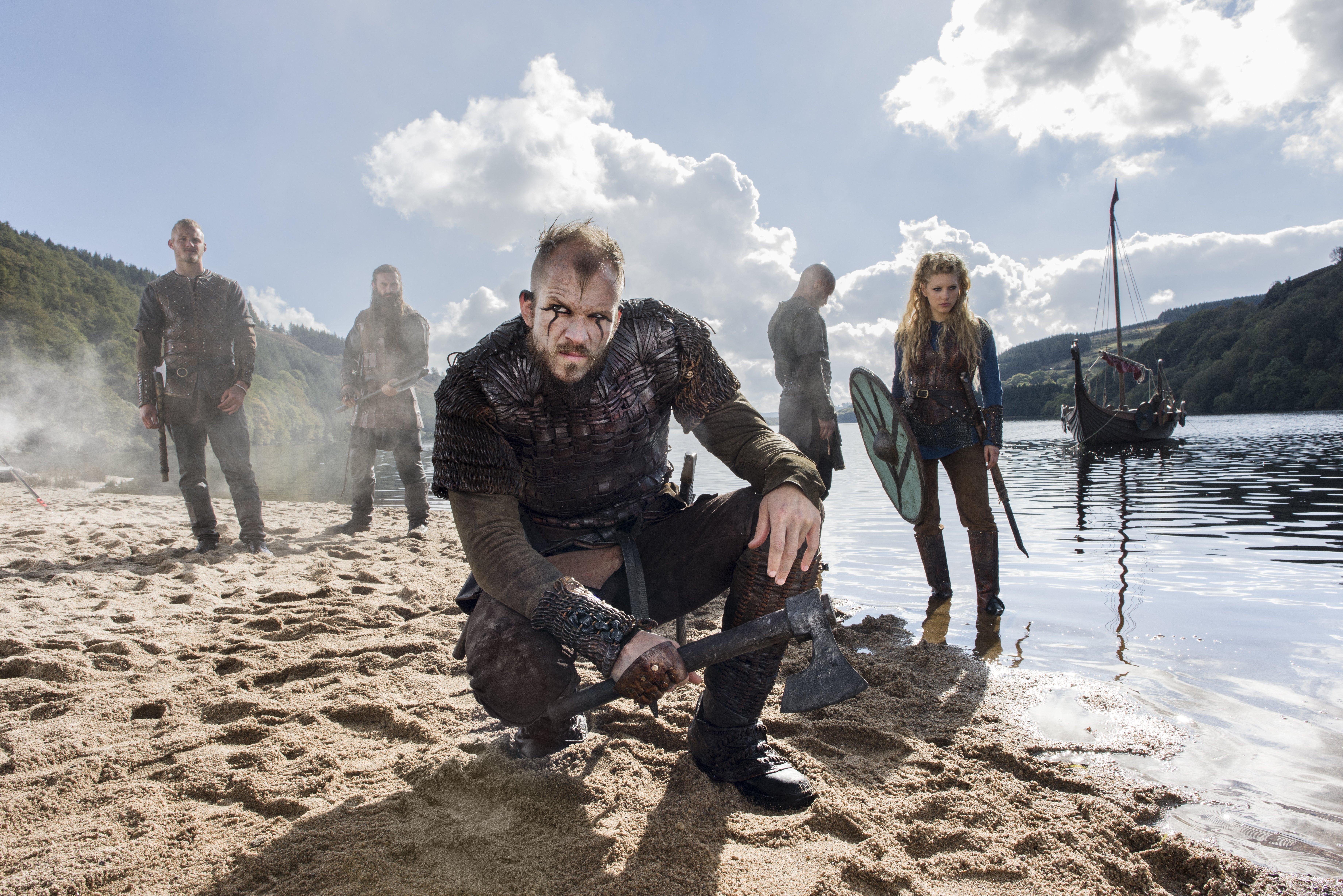 7360x4912 Vikings Floki, Bjorn, Ragnar Lothbrok, Rollo and Lagertha Season 3 Official Picture (TV Series) Photo