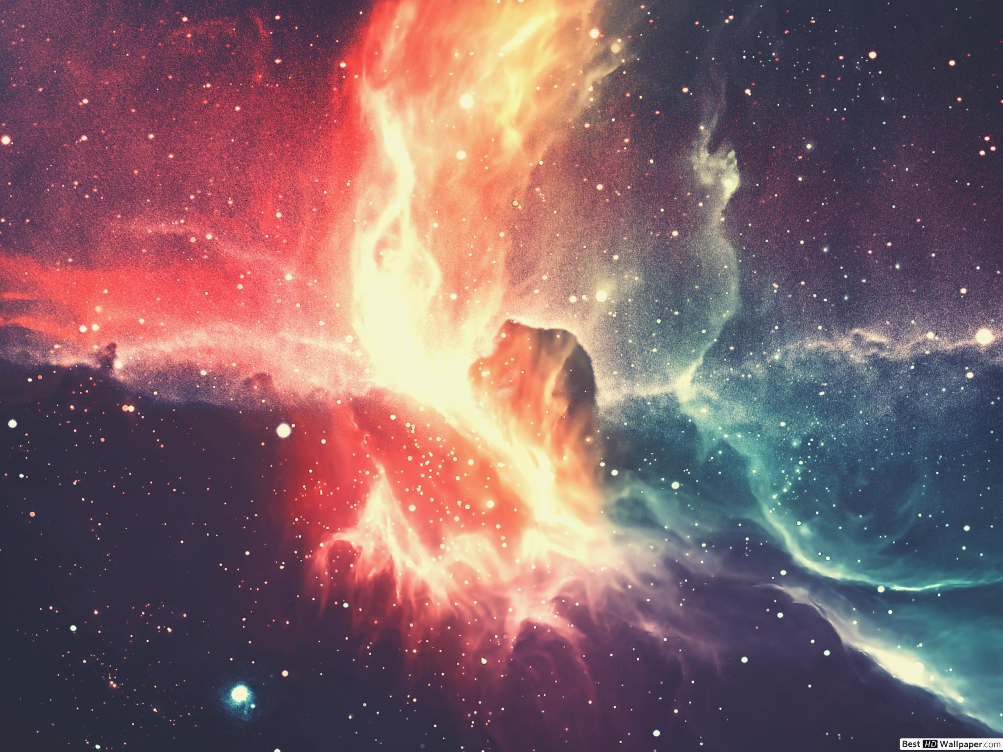 2048x1536 Flame Like Nebula HD Wallpaper Download