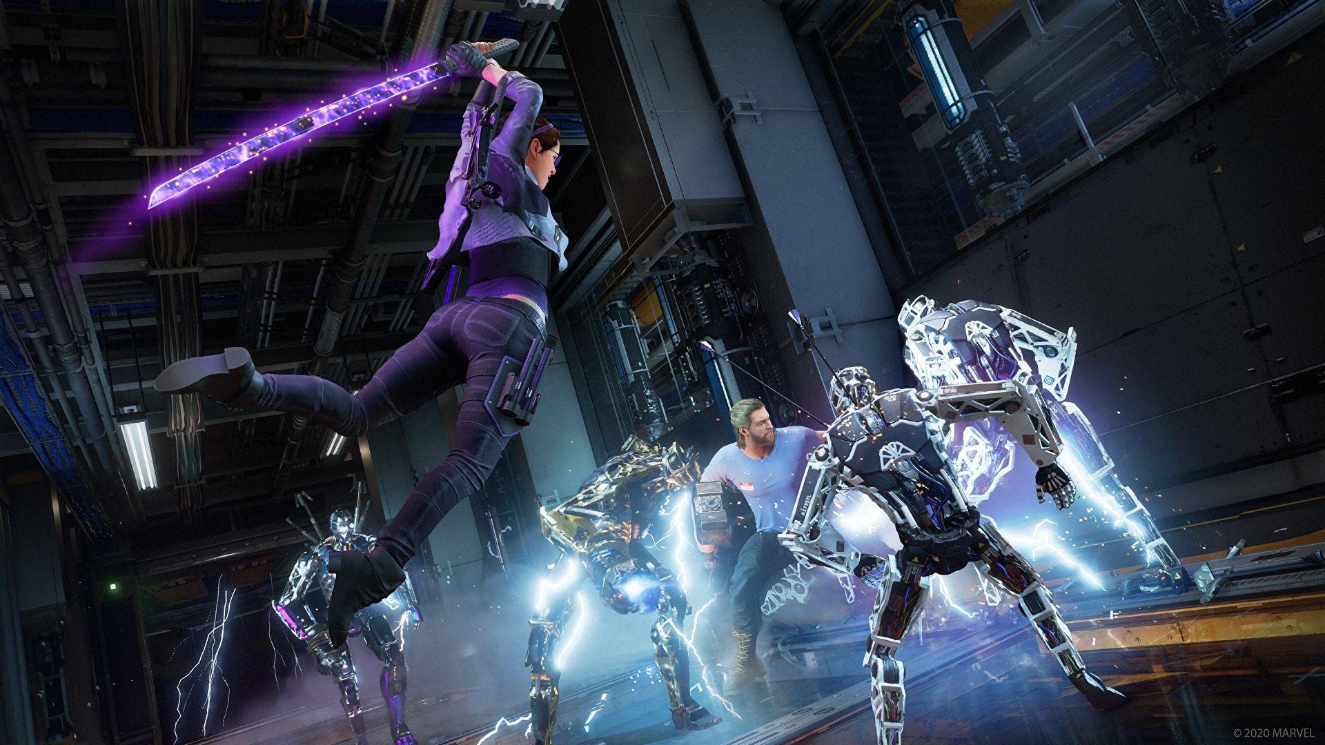 1920x1080 Marvel's Avengers adds Kate Bishop, AKA the other Hawkeye. Rock Paper Shotgun