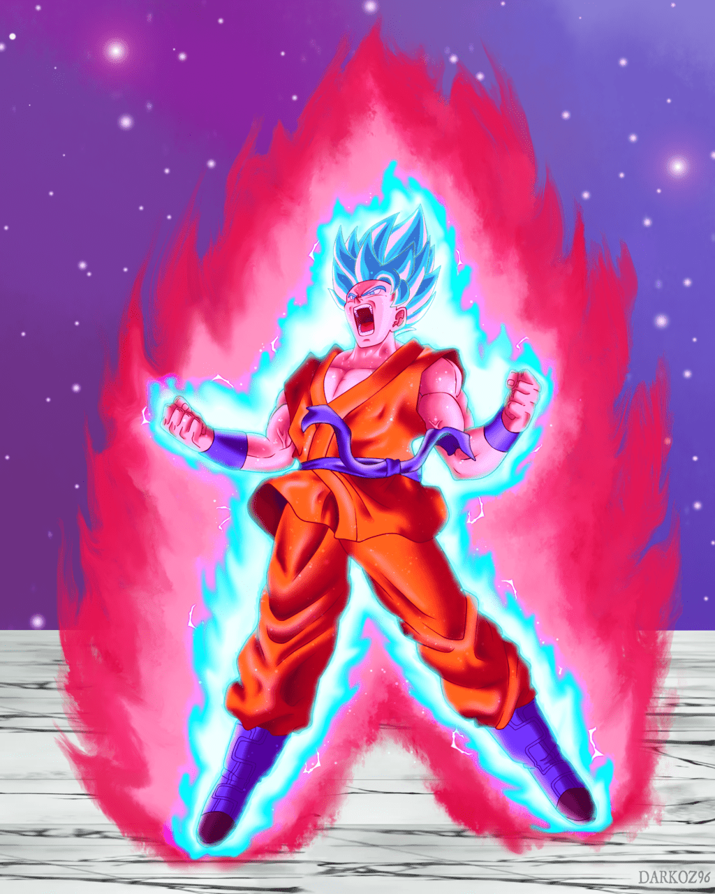 Goku SSB Kaioken Wallpapers - Top Free Goku SSB Kaioken Backgrounds ...