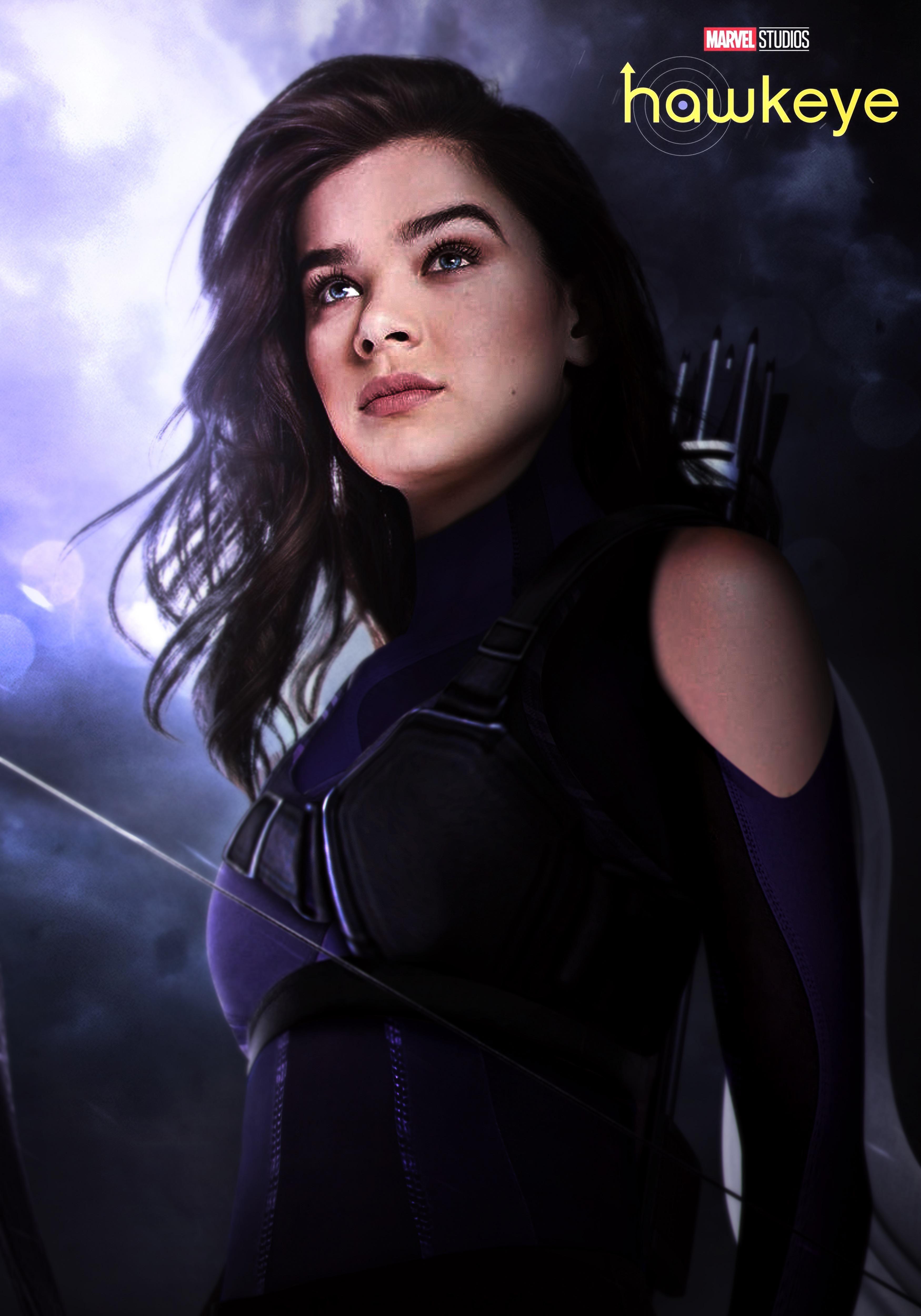 3500x5000 Hailee Steinfeld as Kate Bishop! Hope you like this edit I made after hearing the news :D. Kate bishop hawkeye, Kate bishop, Hailee steinfeld film