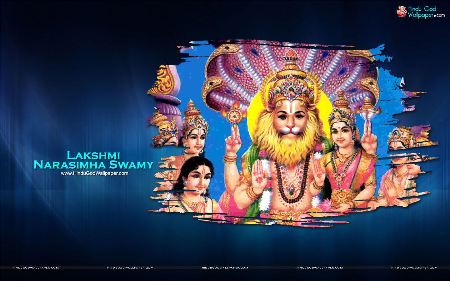 1440x900 Lakshmi Narasimha Swamy HD Wallpaper Free Download. Wallpaper free download, Lakshmi narasimha swamy HD wallpaper, Narasimha swamy