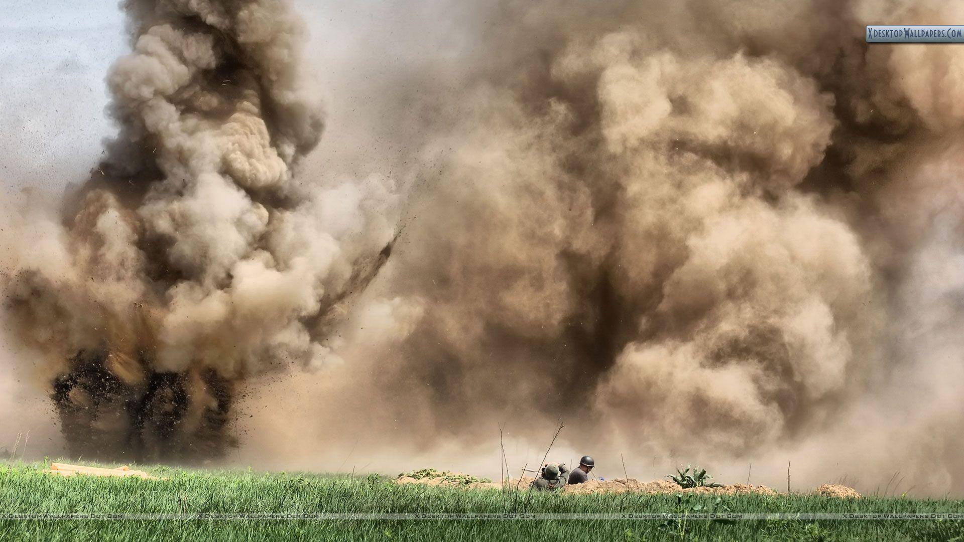 1920x1080 Tank Blast Fired In War Wallpaper