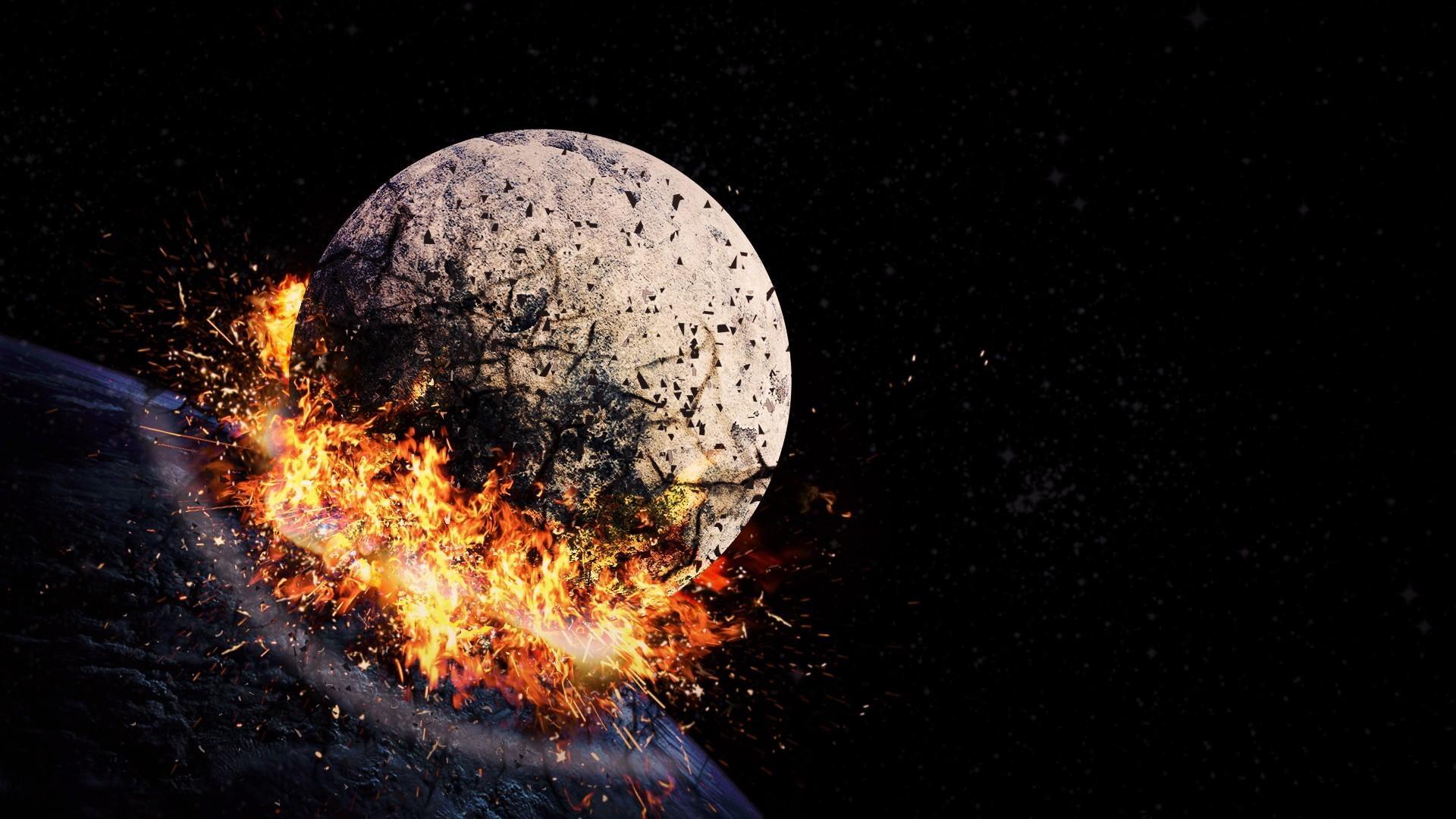 1920x1080 space, hit, explosion Wallpaper, HD Space 4K Wallpaper, Image, Photo and Background