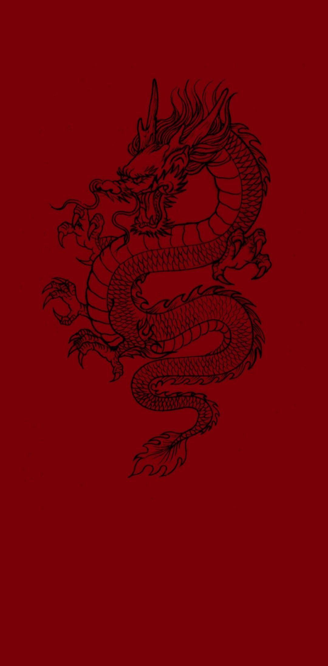 Red Neon Dragon Wallpapers Top Free Red Neon Dragon Backgrounds WallpaperAccess