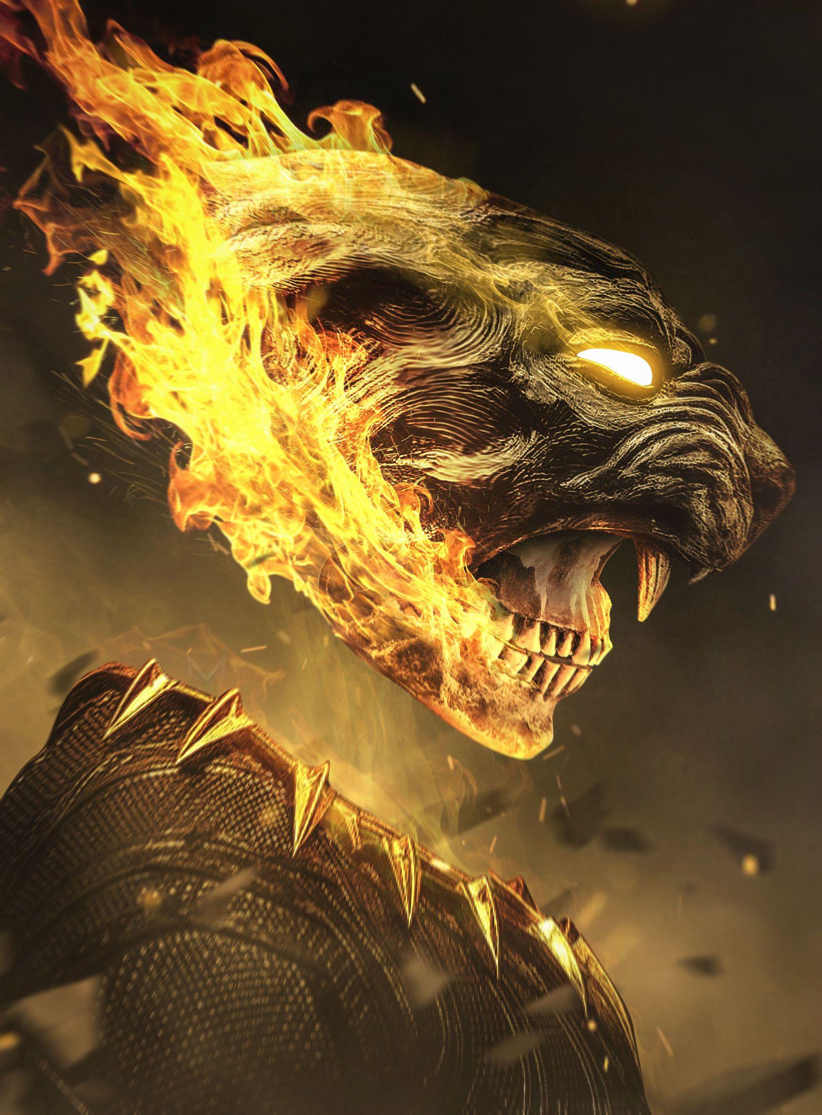 1600x2171 KILLMONGER. Ghost rider wallpaper, Black panther, Surf tattoo