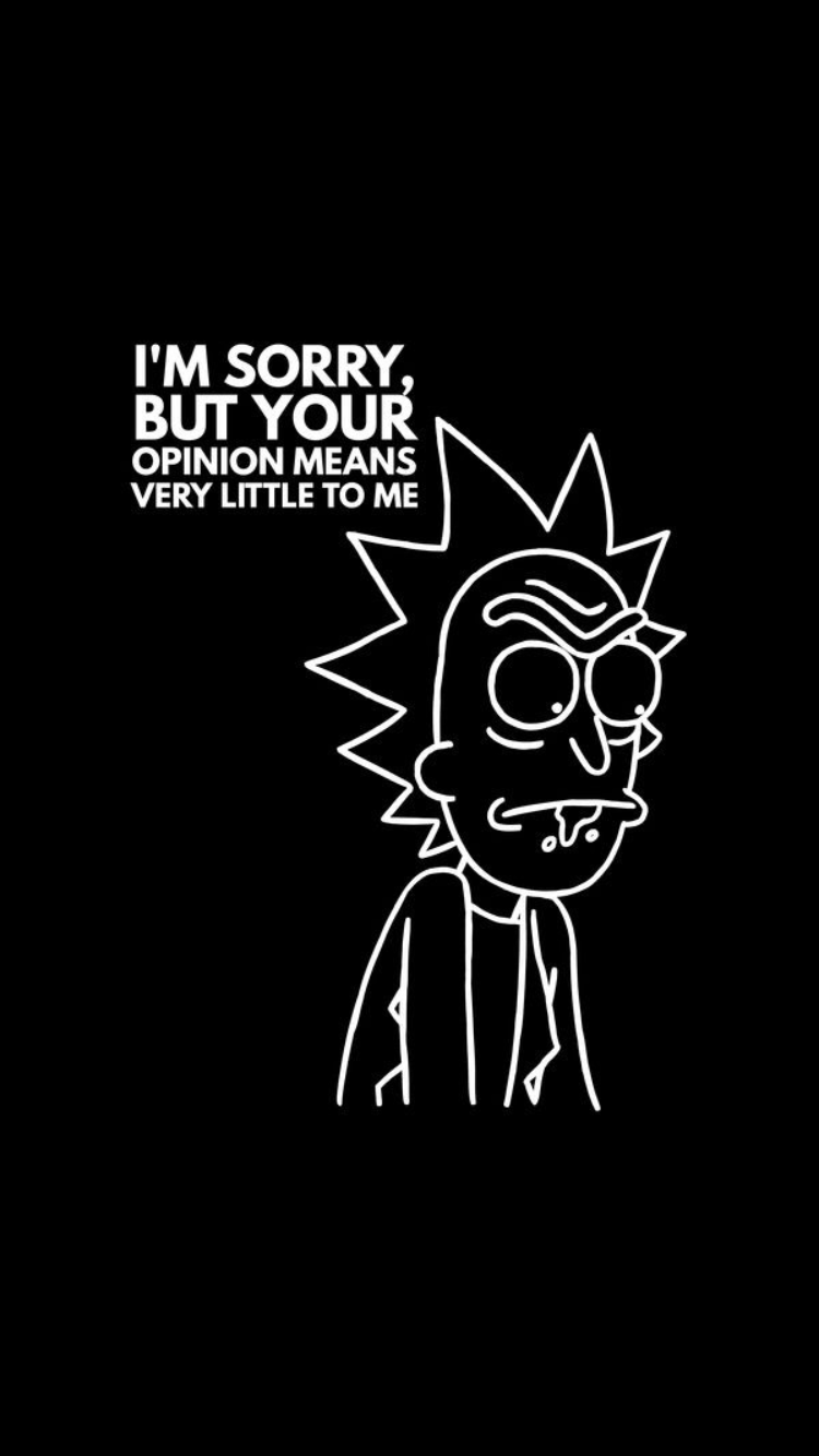750x1334 Rick Sanchez Wallpaper