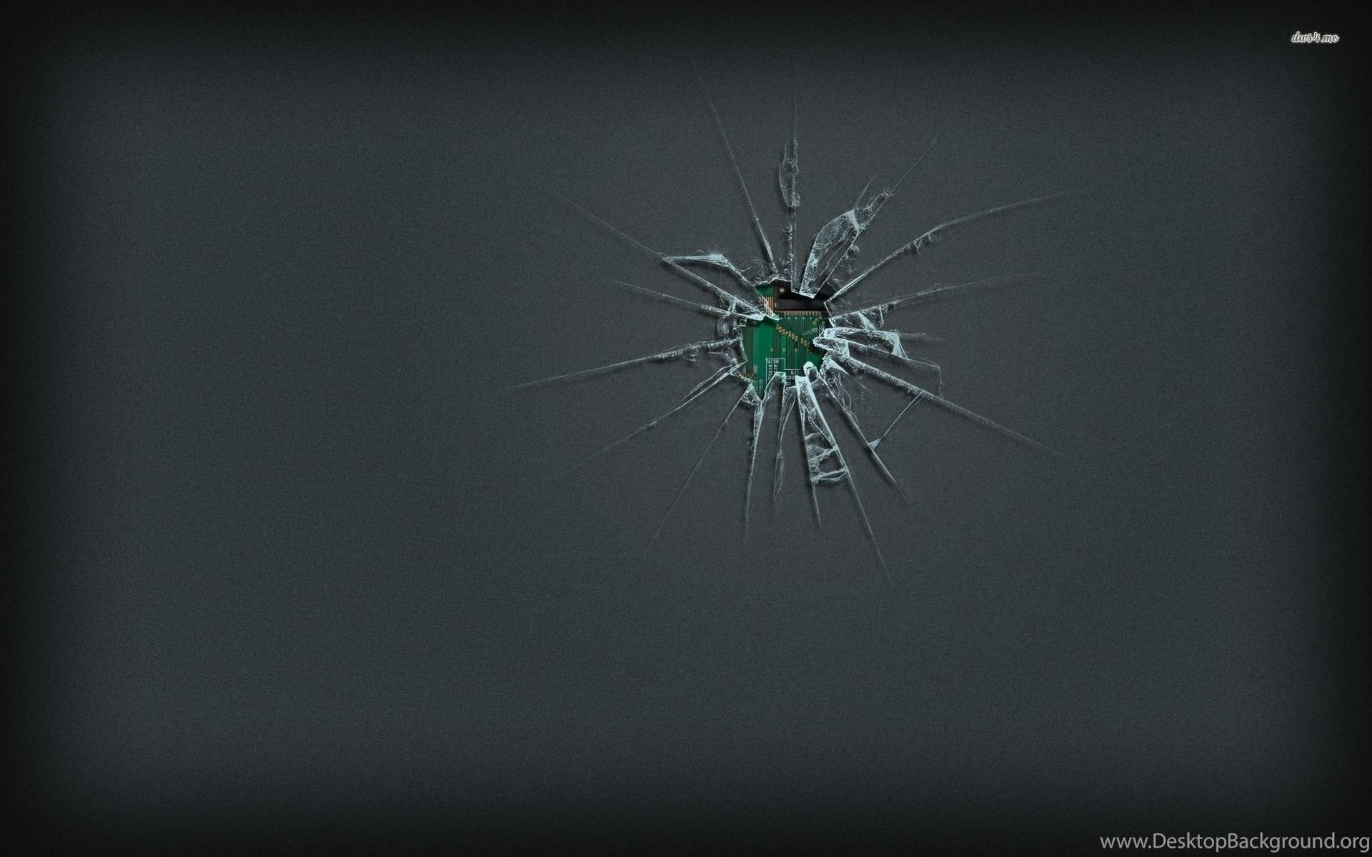 1920x1200 Processor Behind Broken Screen Wallpaper Computer Wallpaper. Desktop Background