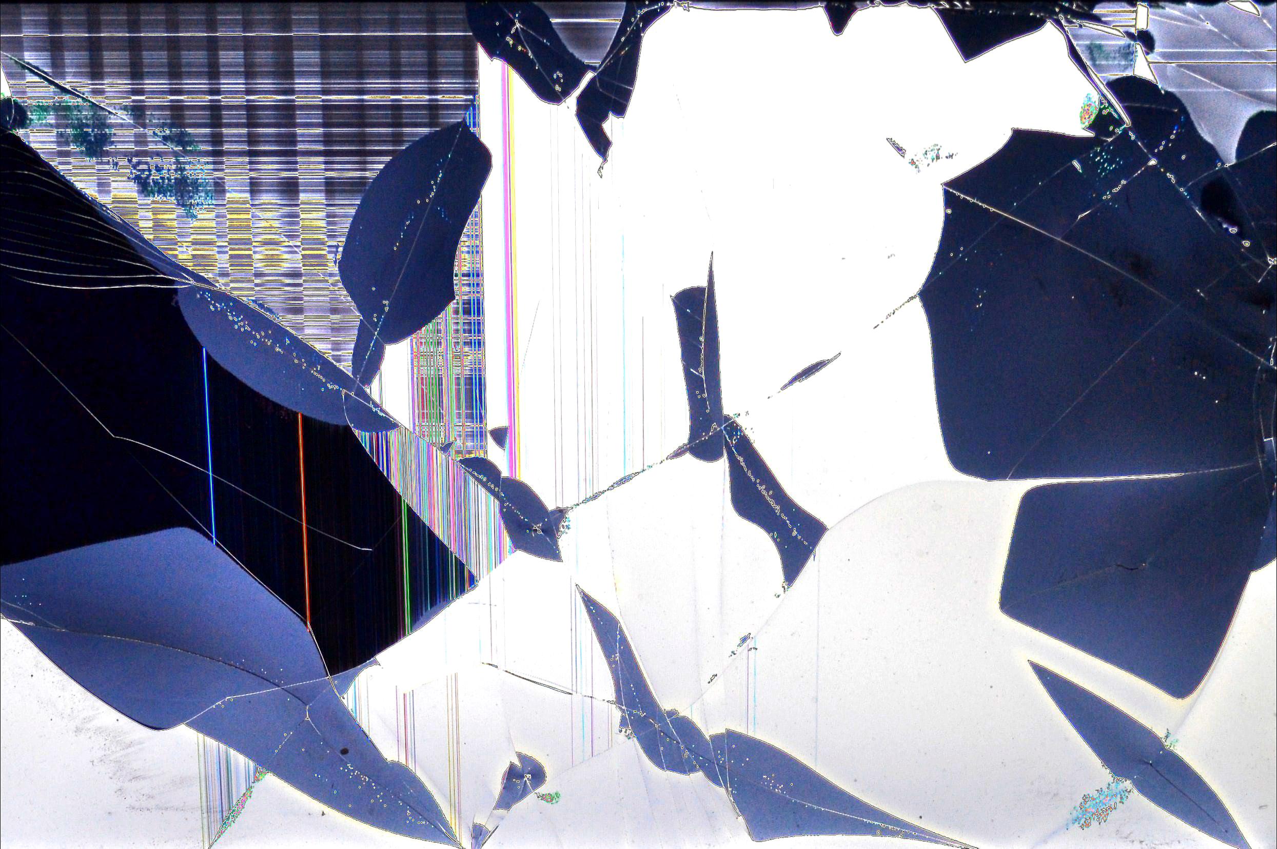 2489x1655 Broken Pixel Screen Background