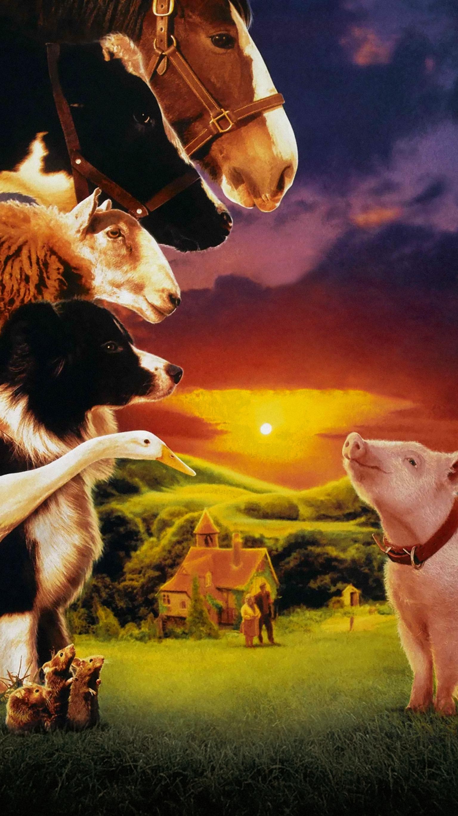 1536x2732 Babe (1995) Phone Wallpaper