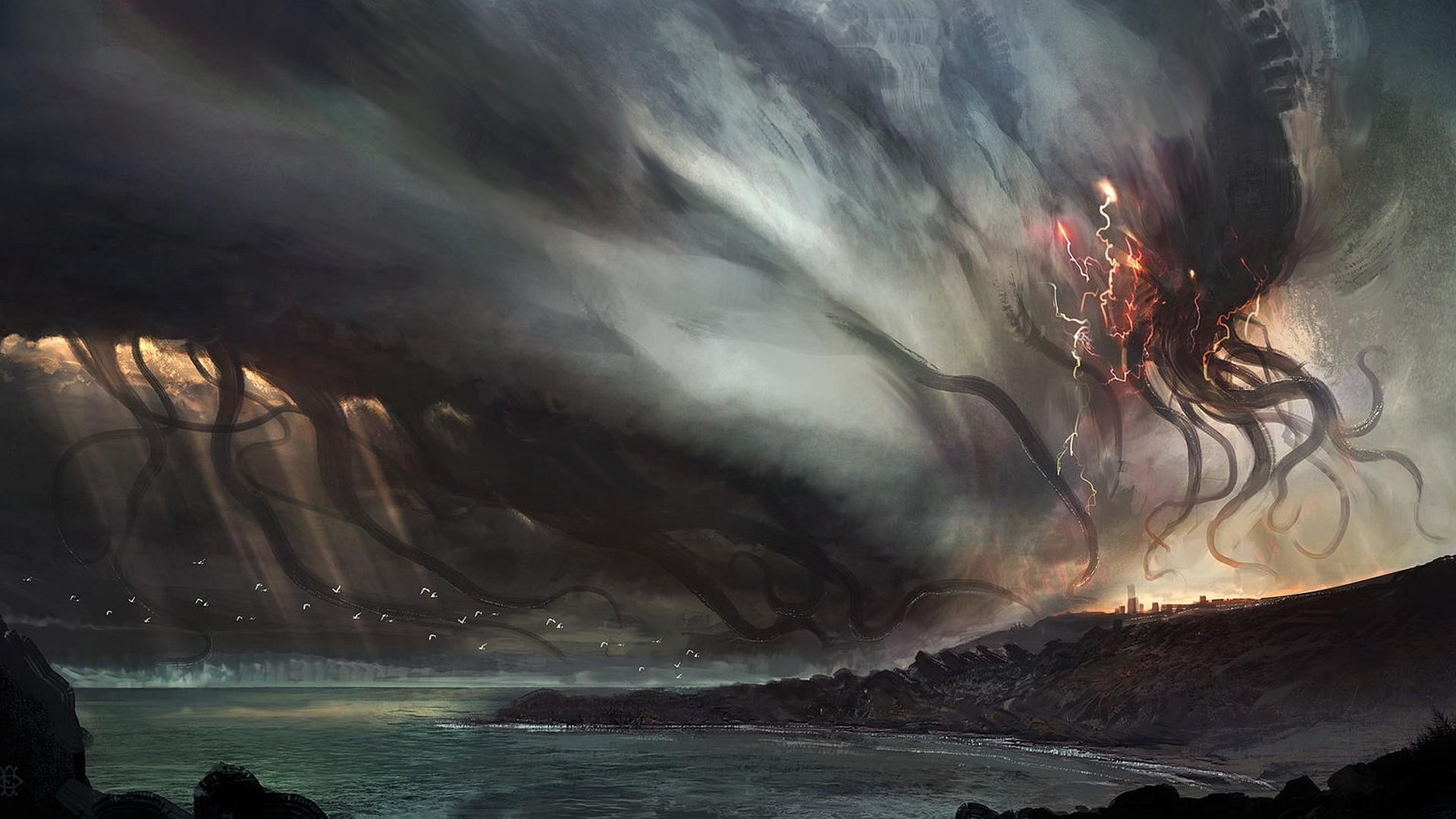 1920x1080 Lovecraftian Horror Wallpaper