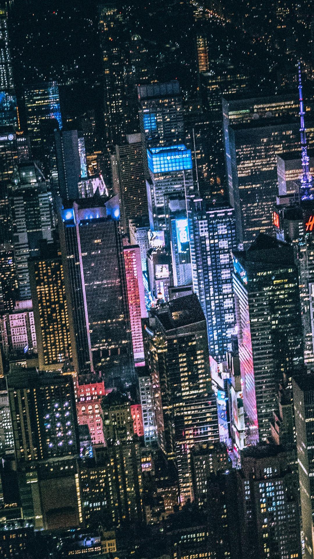 1080x1920 1080x1920 new york, city, night, lights, hd, world for iPhone 8 wallpaper