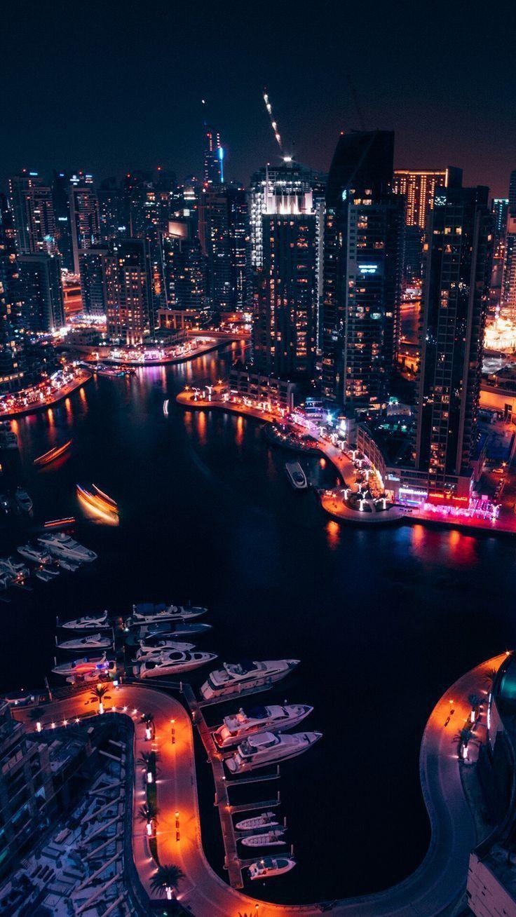 736x1308 Aesthetic City Lights Wallpaper iPhone