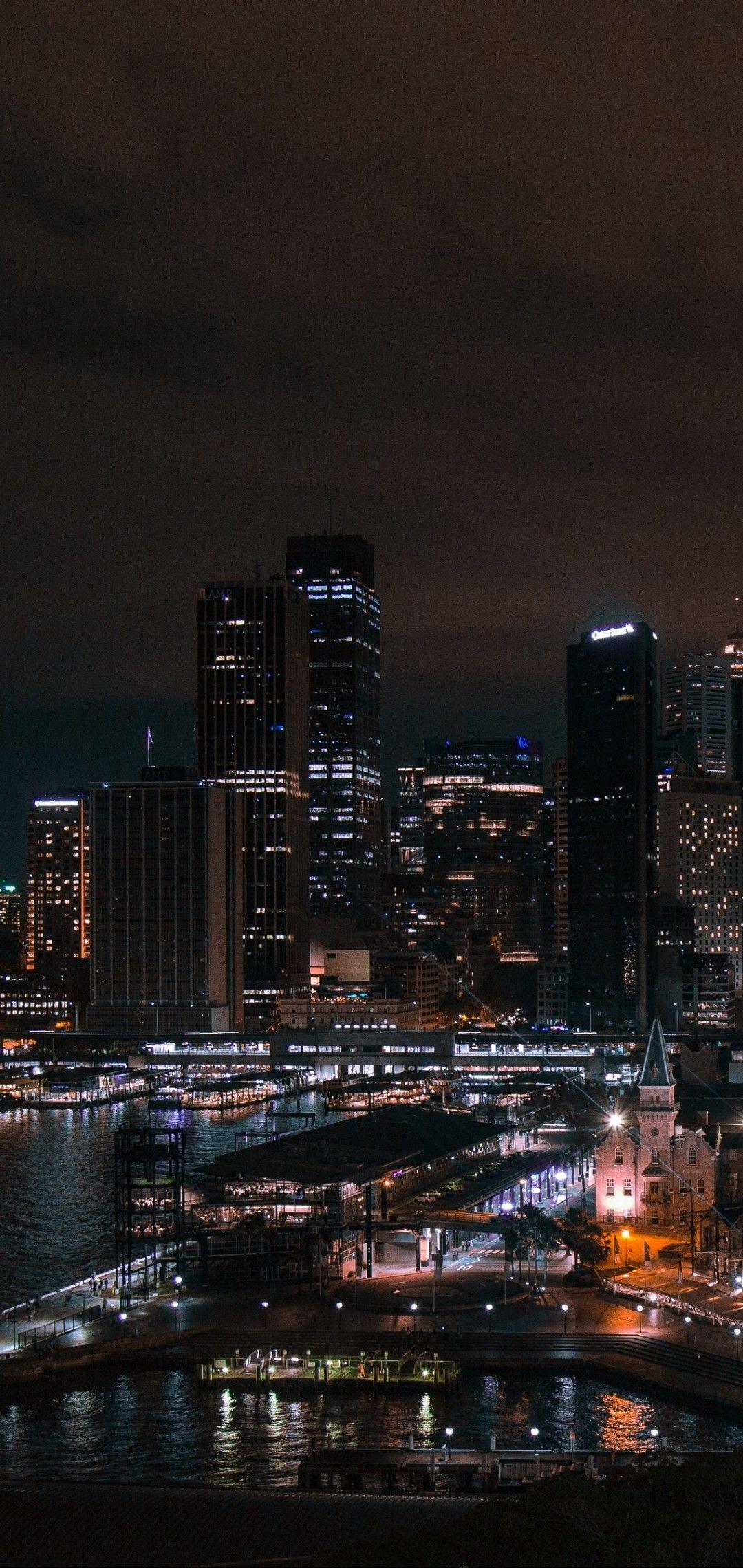1080x2280 City in night. Fotos de pantalla tumblr, Paisajes, Fotos