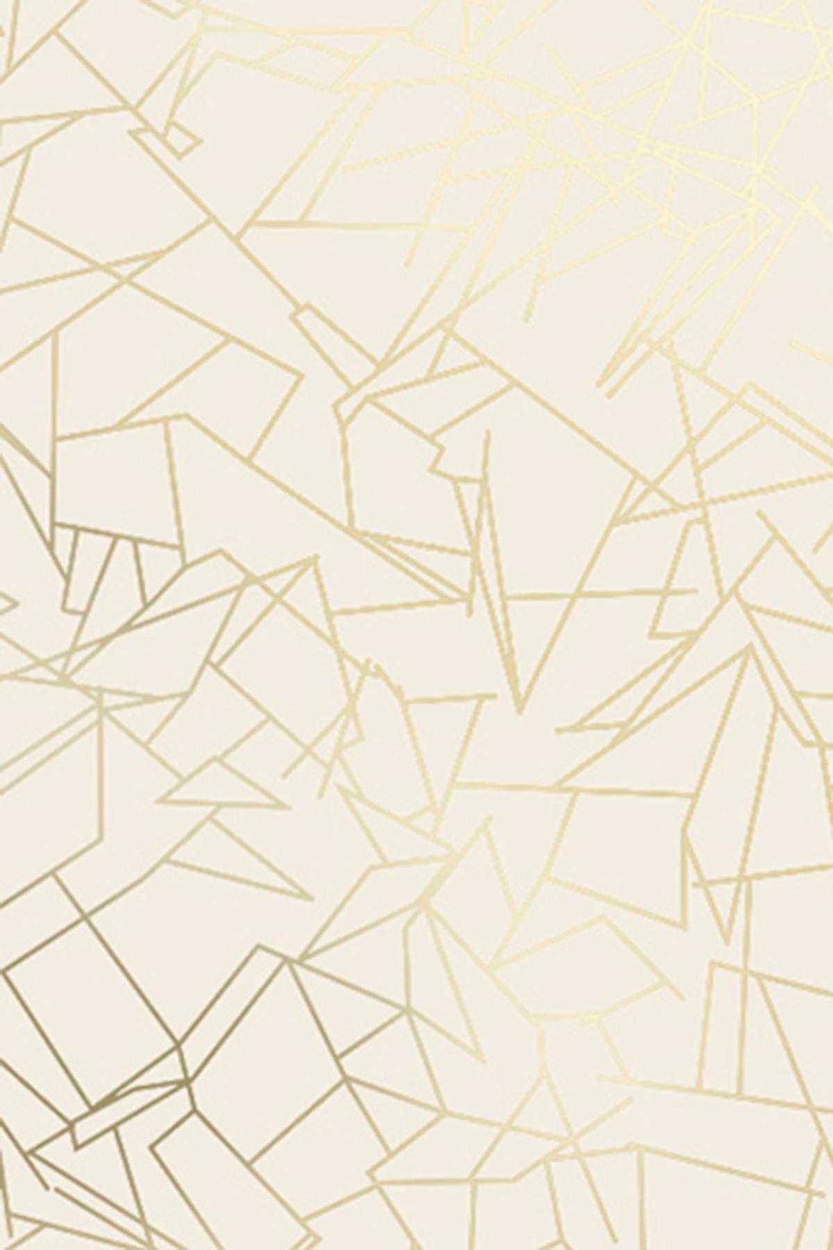 1200x1800 Cream and Gold Wallpaper
