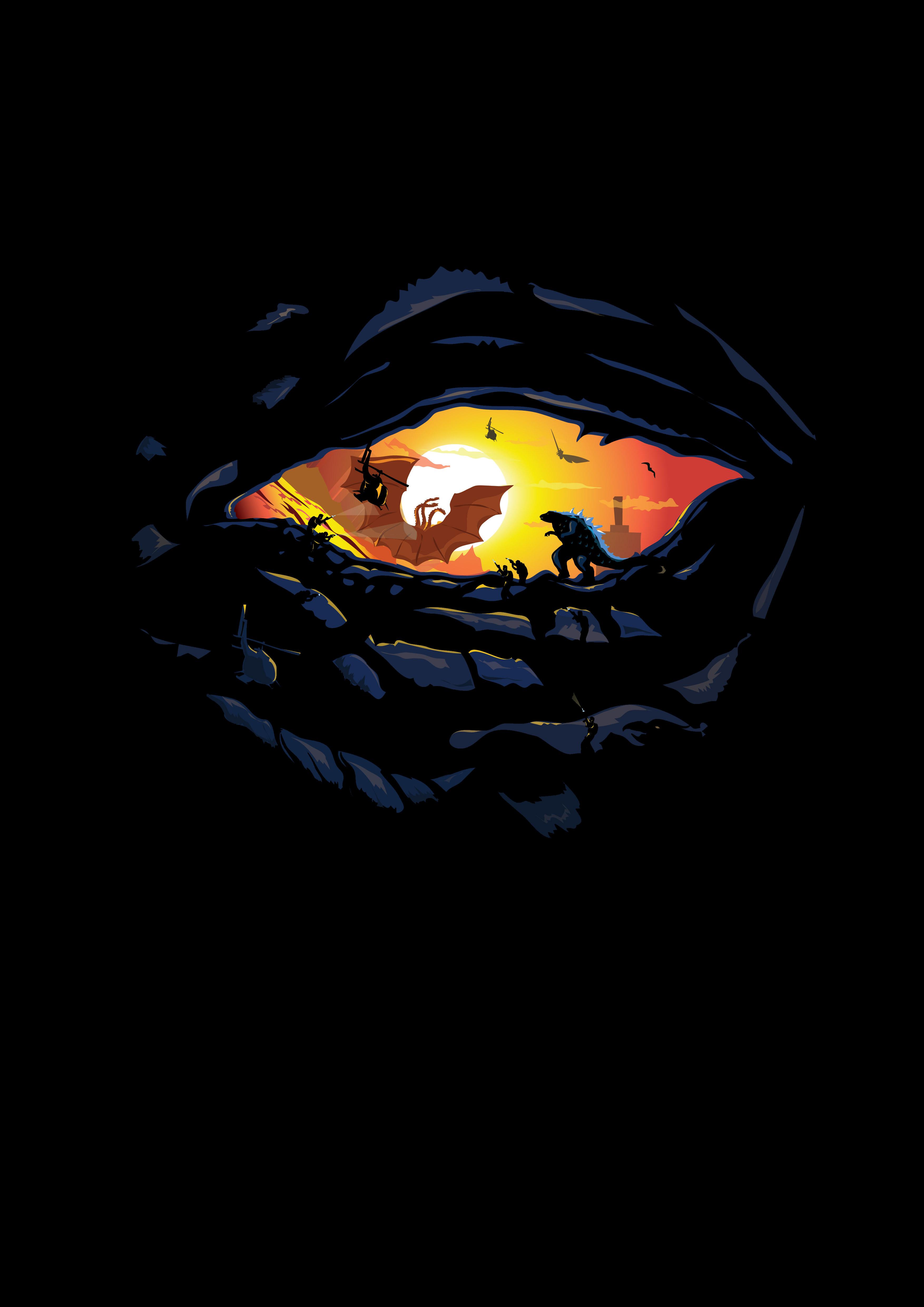 3508x4961 Godzilla King of the Monsters Minimalist 2560x1080 Resolution Wallpaper, HD Minimalist 4K Wallpaper, Image, Photo and Background