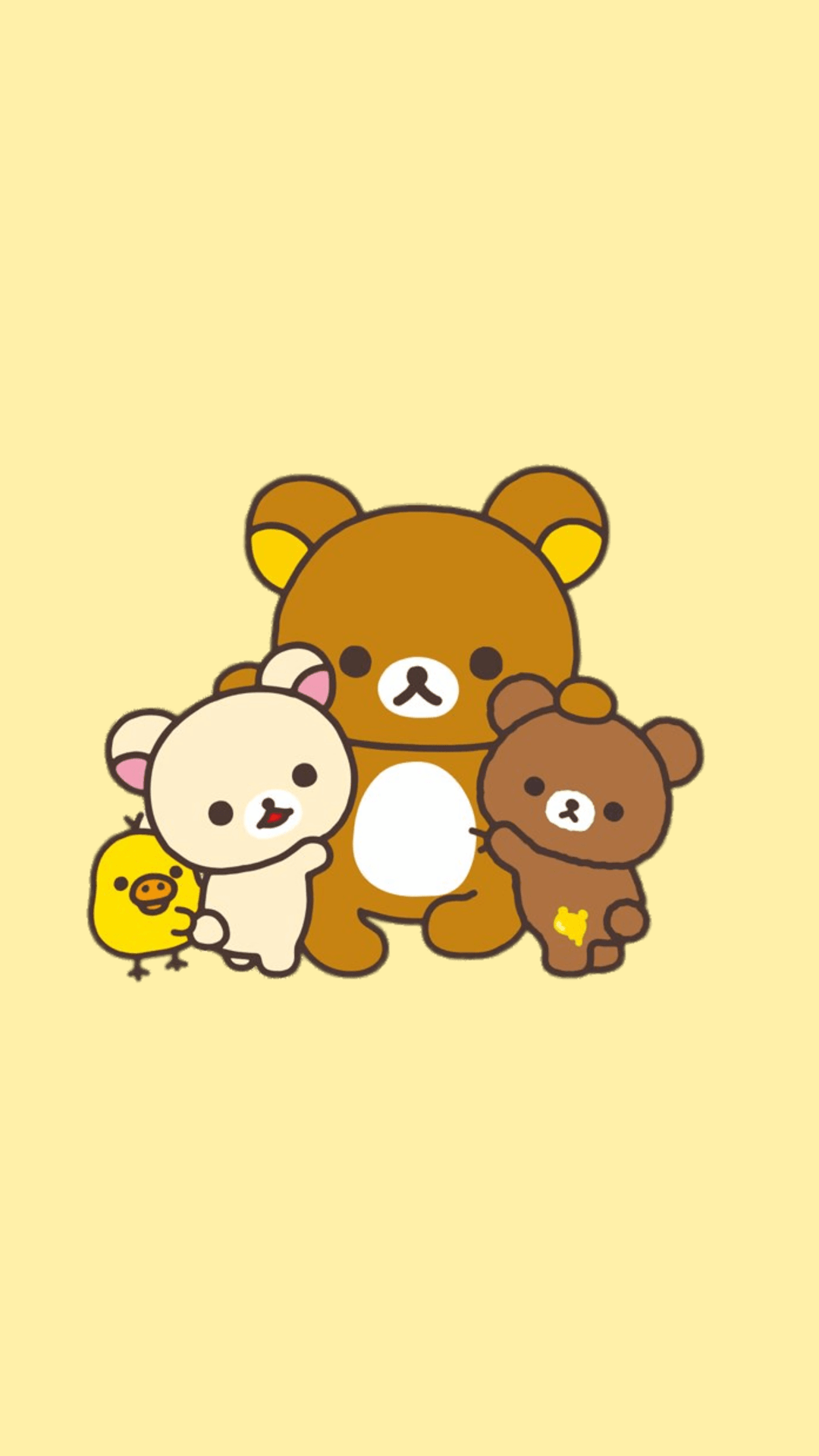 1080x1920 Rilakkuma iPhone Wallpaper. Rilakkuma wallpaper, Rilakuma wallpaper, Cute cartoon wallpaper