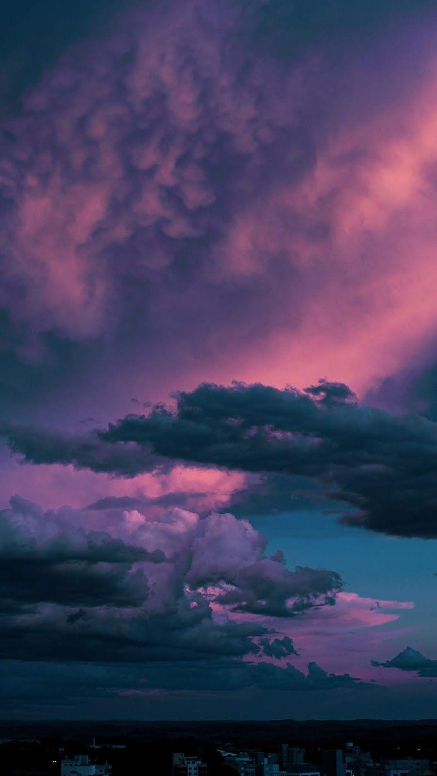 900x1600 Aesthetic Pastel Wallpaper Clouds