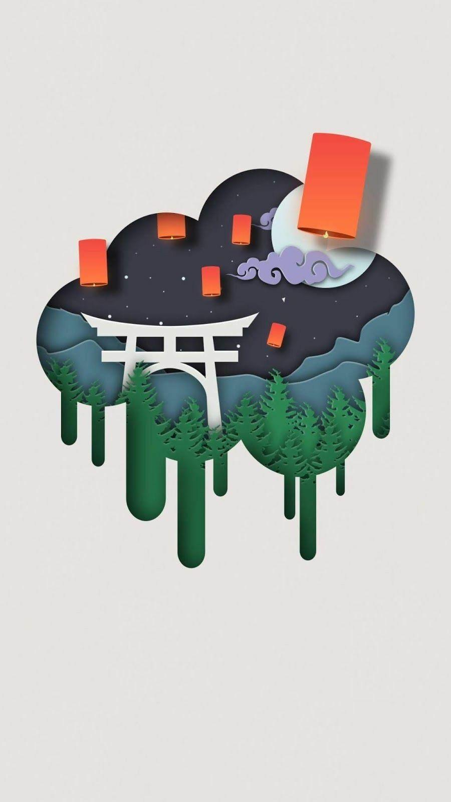 900x1600 wallpaper. Minimal wallpaper, Paper artwork, Minimalist wallpaper