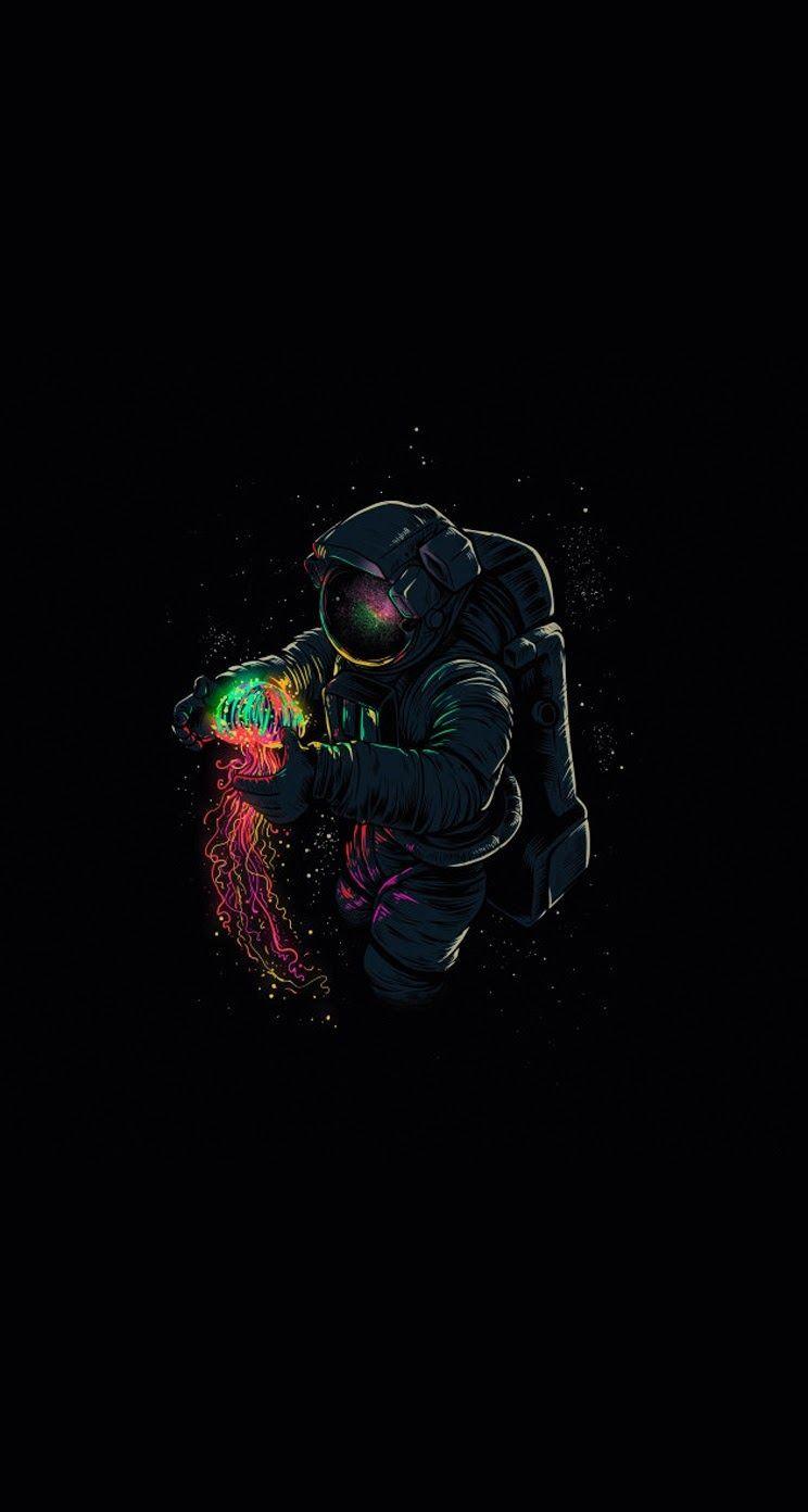 744x1392 Minimal Oled Wallpaper
