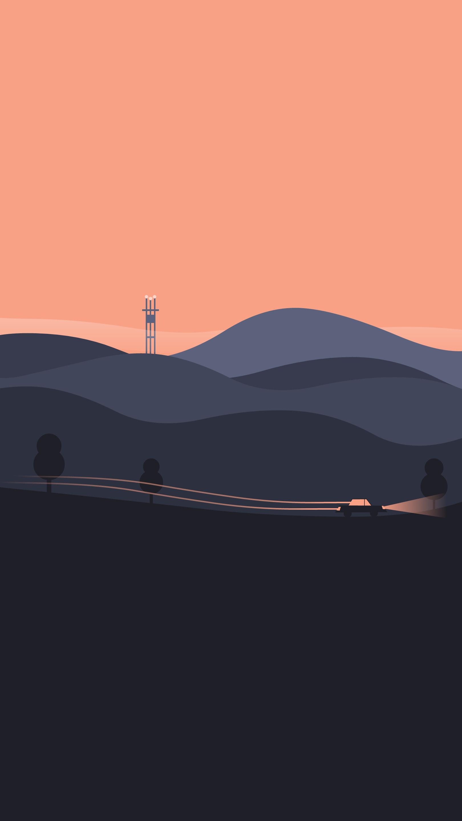 1620x2880 Minimal Amoled Black Wallpaper