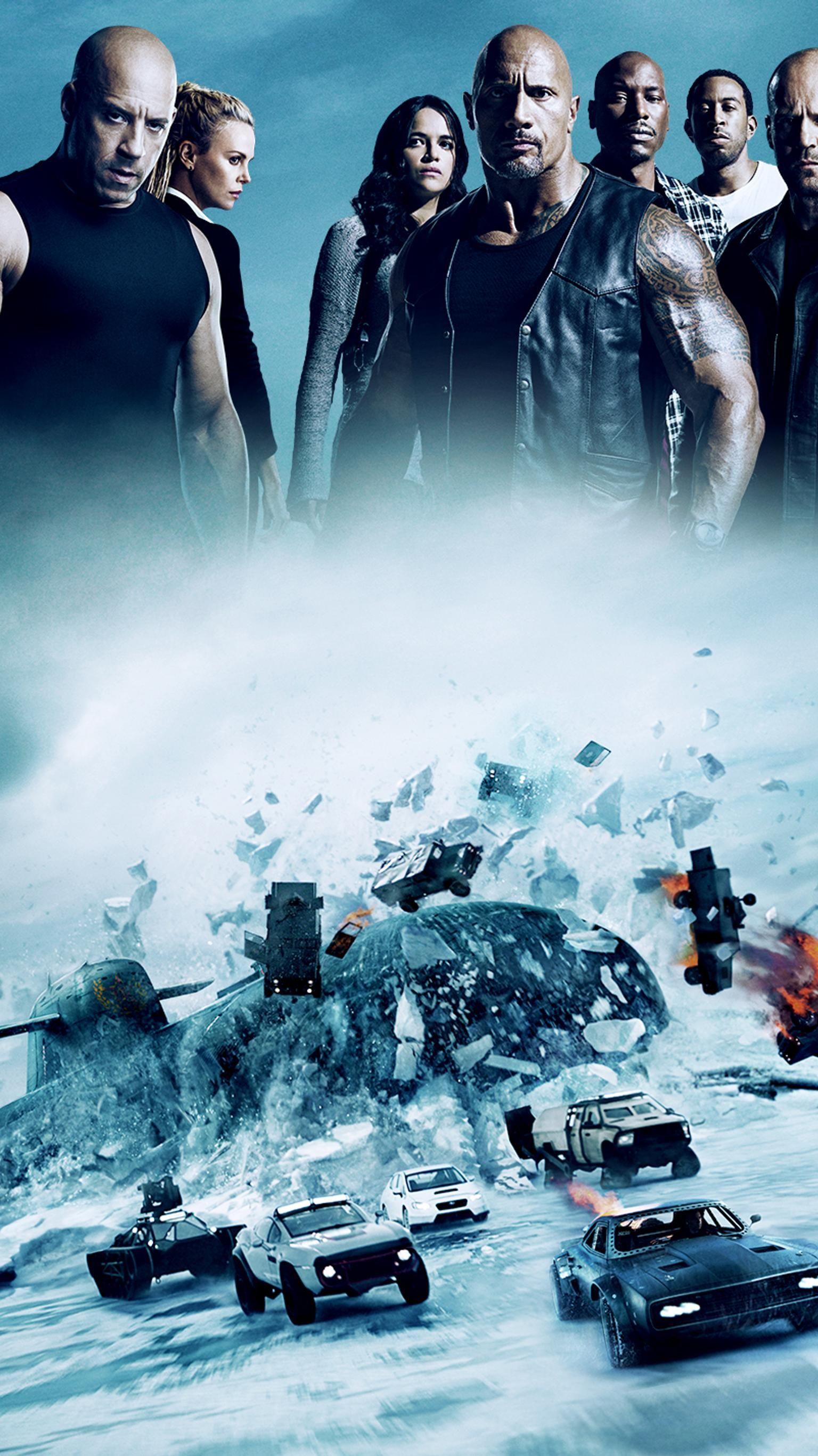 1536x2732 The Fate of the Furious (2017) Phone Wallpaper. Moviemania. Fate of the furious, Movie fast and furious, Fast and furious