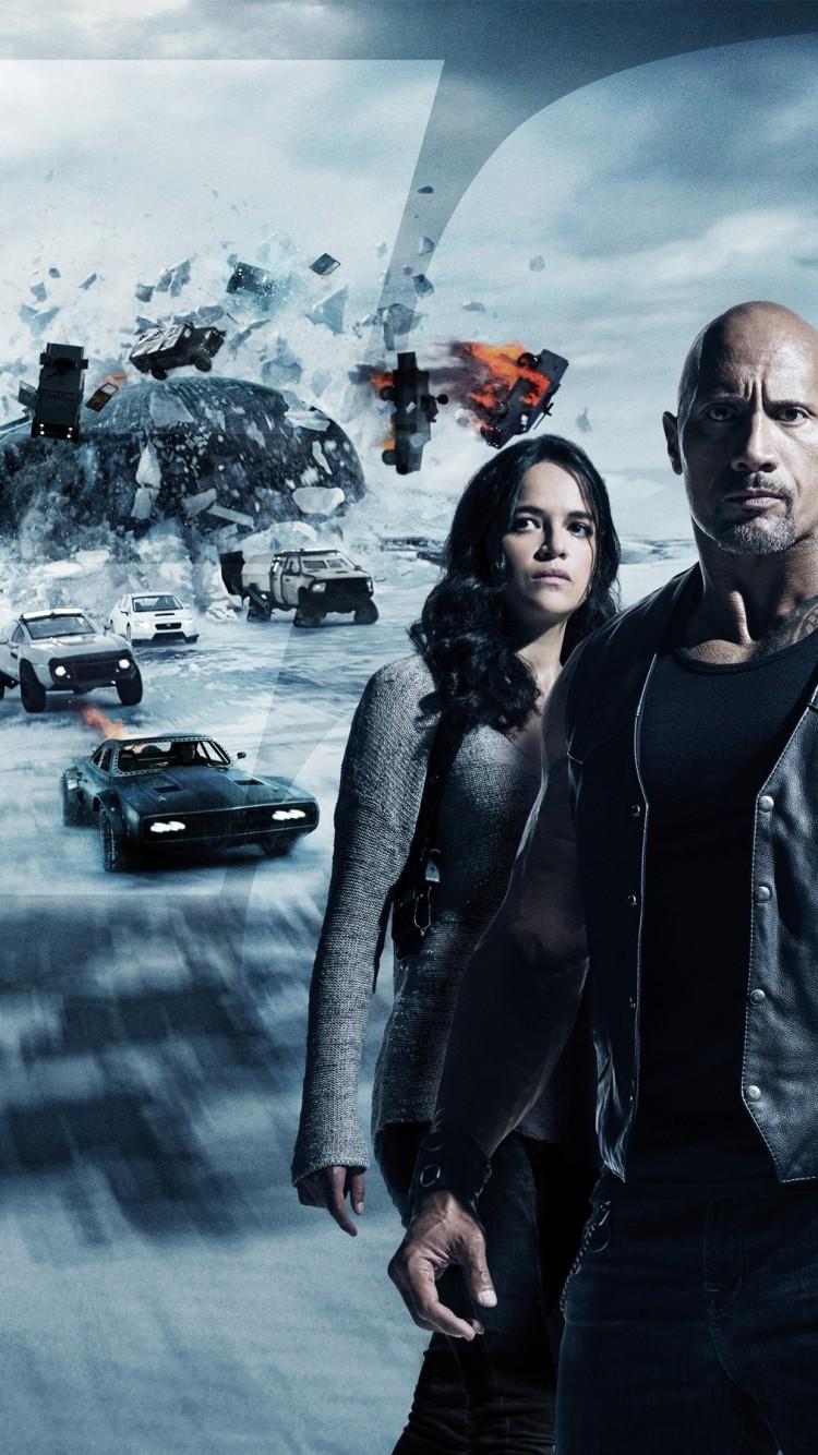 750x1334 Download 750x1334 The Fate Of The Furious, Jason Statham, Vin Diesel Wallpaper for iPhone iPhone 6
